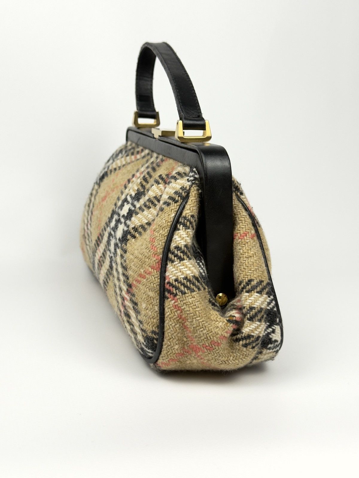Burberry ❣️ Burberry London Tweed Supernova Check Handbag Mini Bag Size ONE SIZE - 5 Thumbnail
