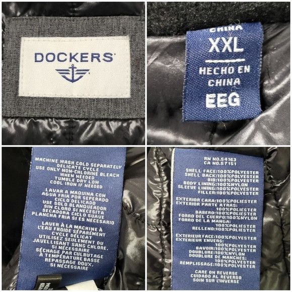 Dockers Dockers Gray Weatherproof James Dean Open Bottom Fleece and Size US XXL / EU 58 / 5 - 8 Thumbnail