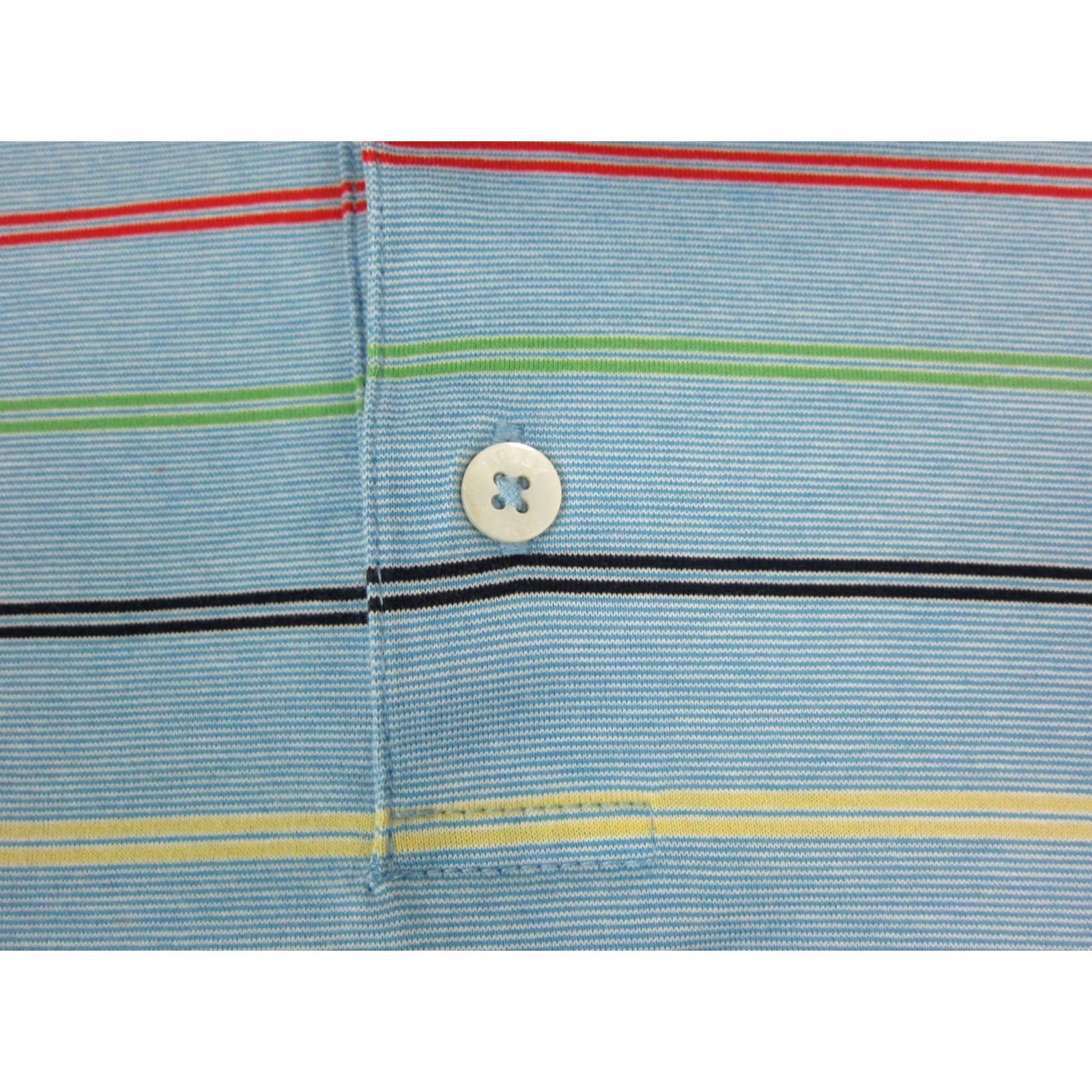 Vintage VINTAGE Bobby Jones Polo Shirt Mens XL Blue Striped Cotton Golf Short Sleeve Shirt Size US XL / EU 56 / 4 - 5 Thumbnail