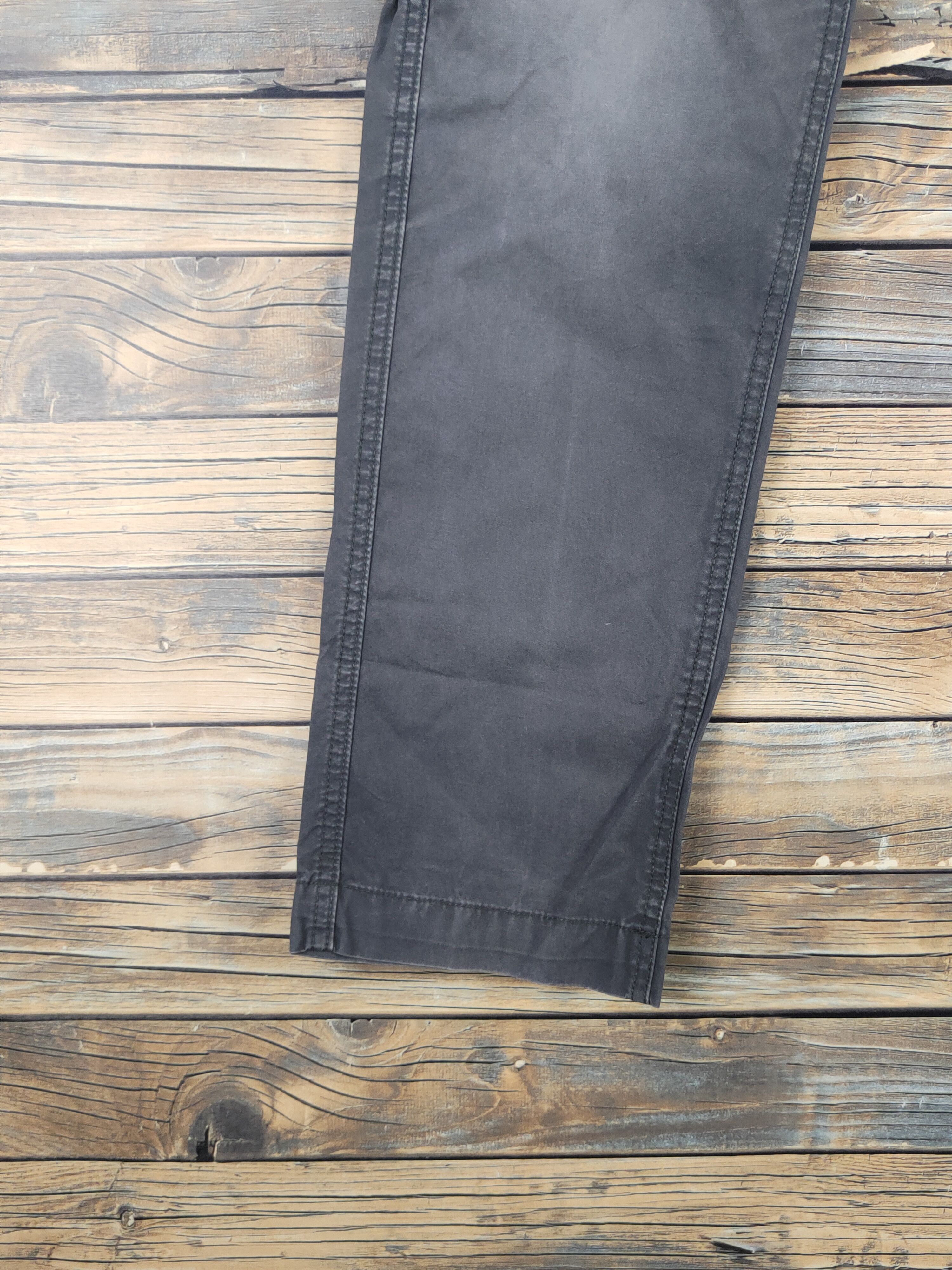 Japanese Brand DL Old Navy Black Faded Multipocket Cargo Pants #1535 Size US 31 - 4 Thumbnail