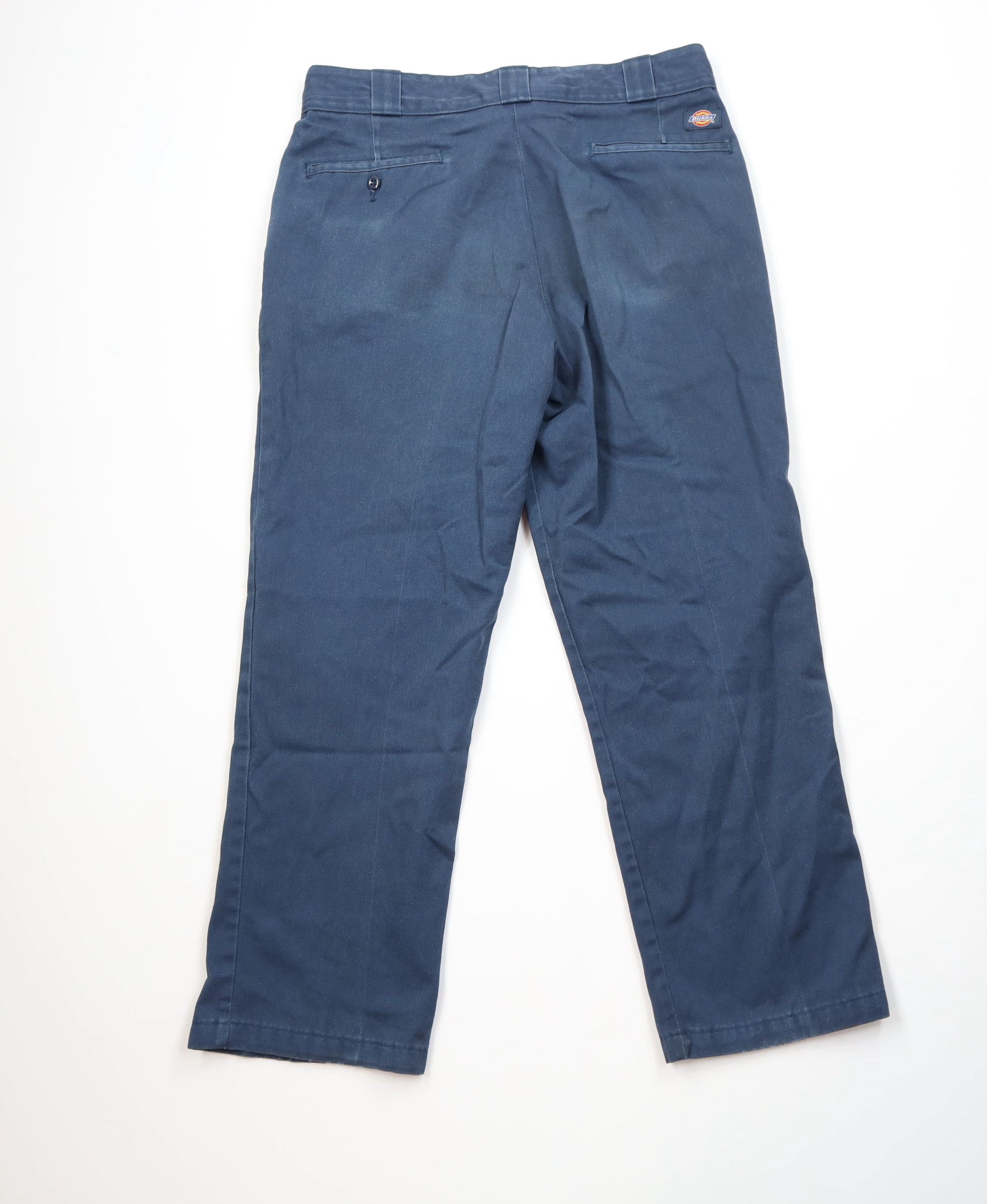 Dickies Vintage 90s Y2K Dickies Wide Leg Workwear Pants Navy Blue Size US 34 / EU 50 - 11 Thumbnail
