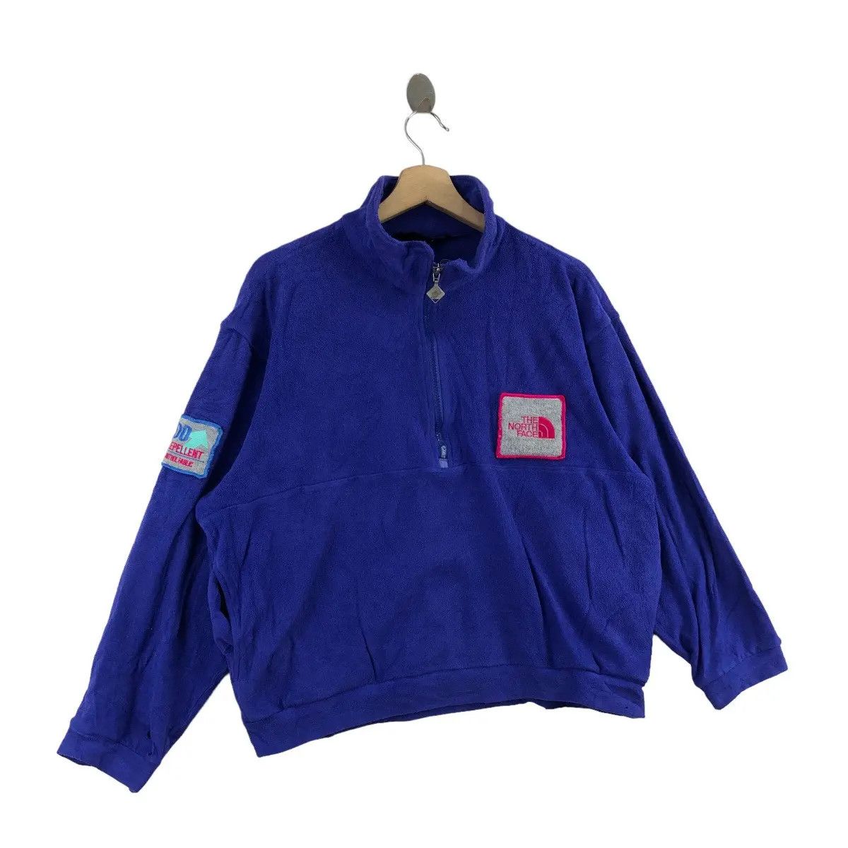The North Face Vtg THE NORTH FACE Water Repellent Blue Fleece Jacket Size XXL / US 16-18 / IT 52-54 - 2 Thumbnail