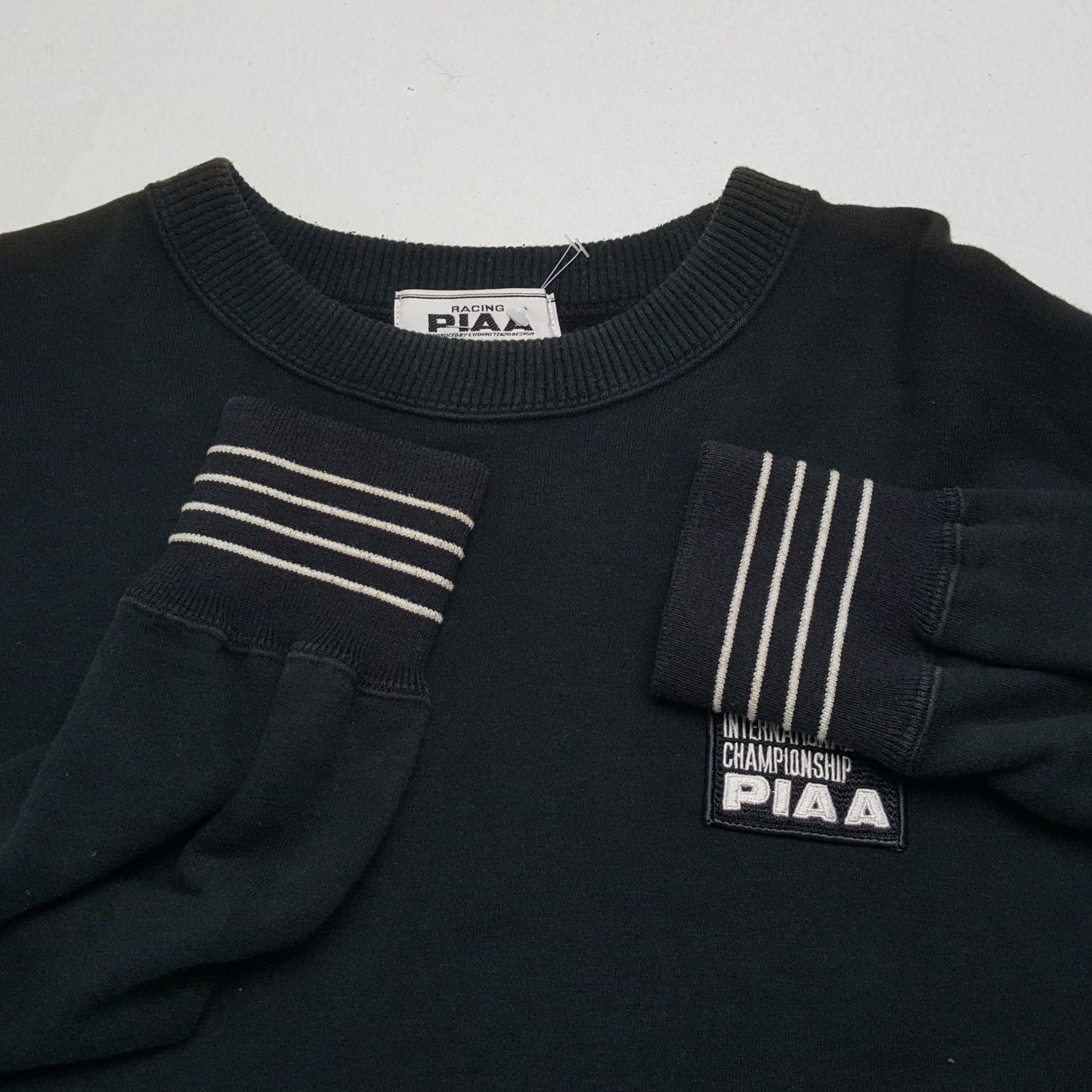Japanese Brand × Vintage Vintage PIAA RACING MOTORSPORTS Promo All black Sweatshirts Size US M / EU 48-50 / 2 - 8 Thumbnail
