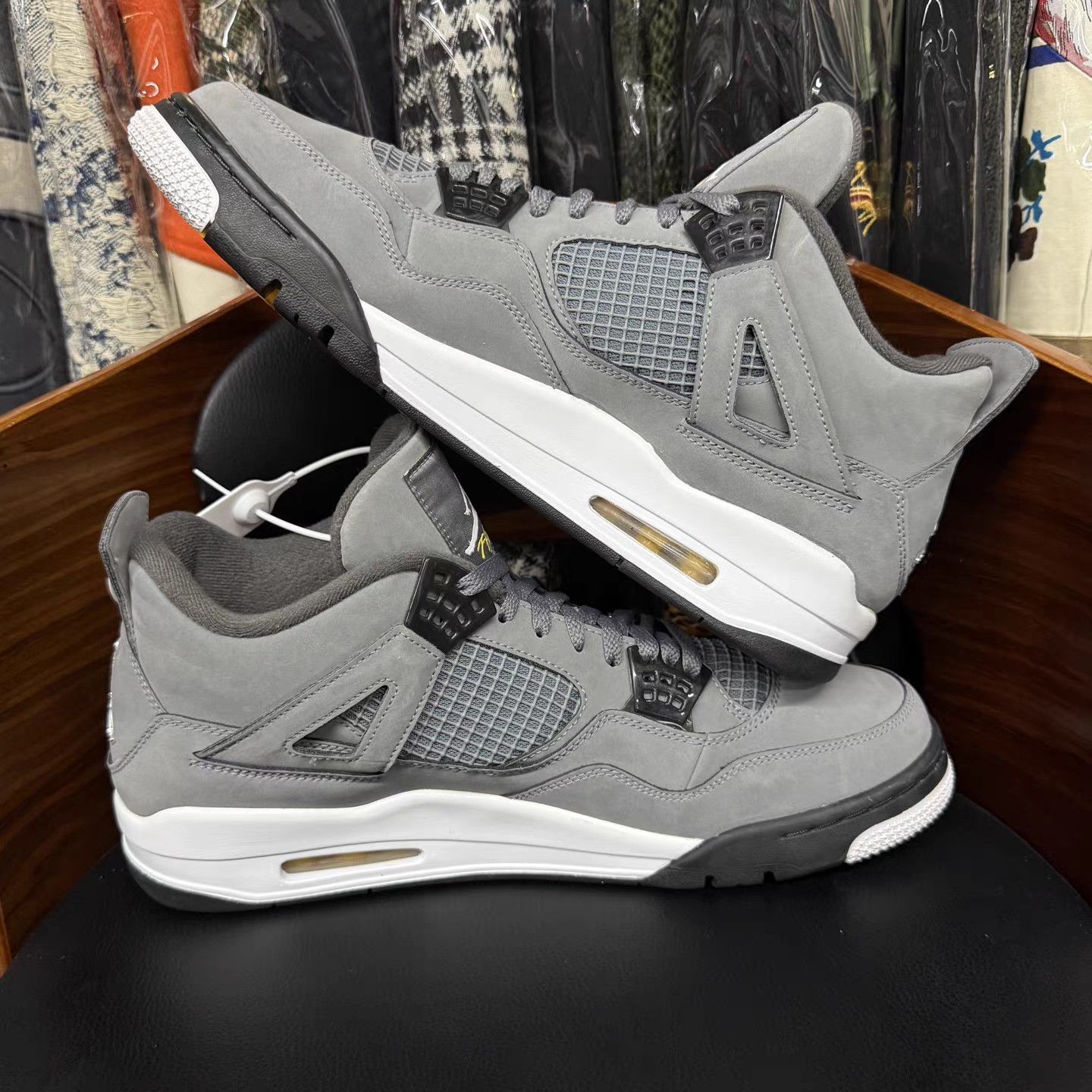 Nike Air Jordan 4 Cool Grey Mid Sneakers K15 Size US 14 / EU 47 - 7 Thumbnail