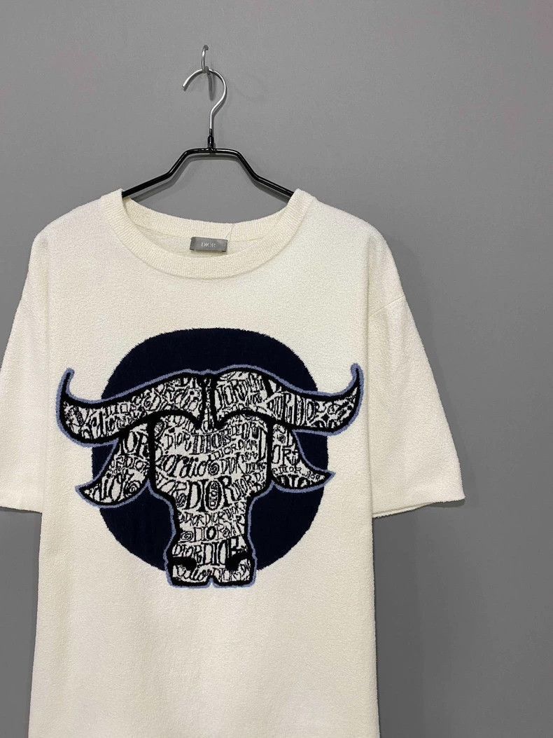Dior Full Print Logo Short Sleeve Top-2505 Size L / US 10 / IT 46 - 2 Thumbnail