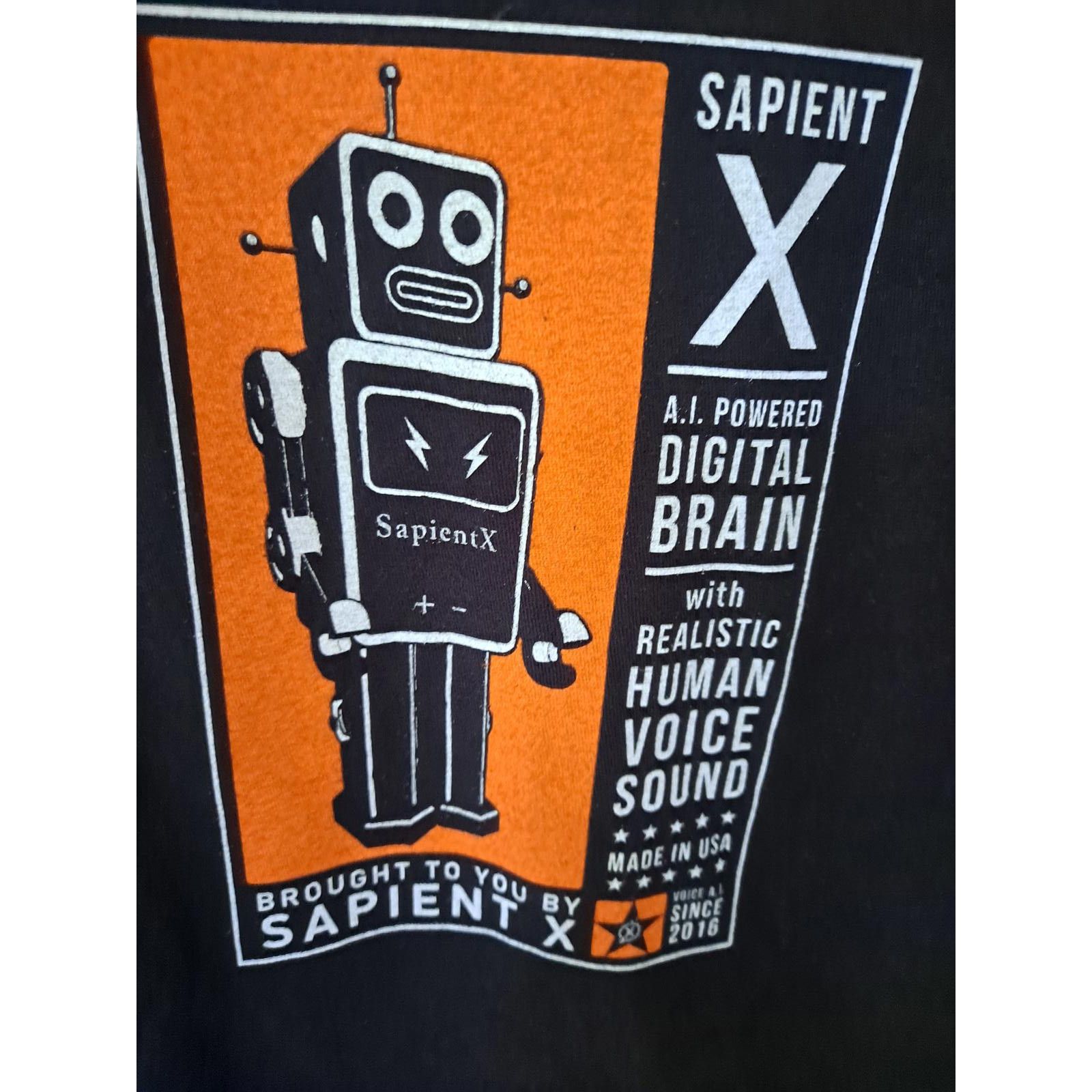 Other AI Powered Digital Brain Sapient X Robot Shirt Size XL Size US XL / EU 56 / 4 - 2 Thumbnail