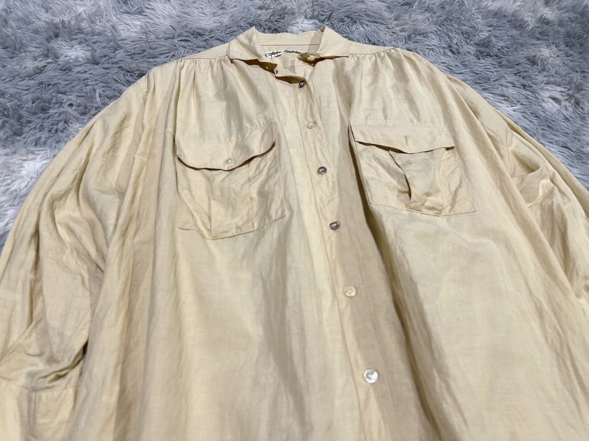 Comme des Garcons 🔥80s Archived Comme Des Garcons Oversized Poplin Shirt Size US XXL / EU 58 / 5 - 6 Thumbnail