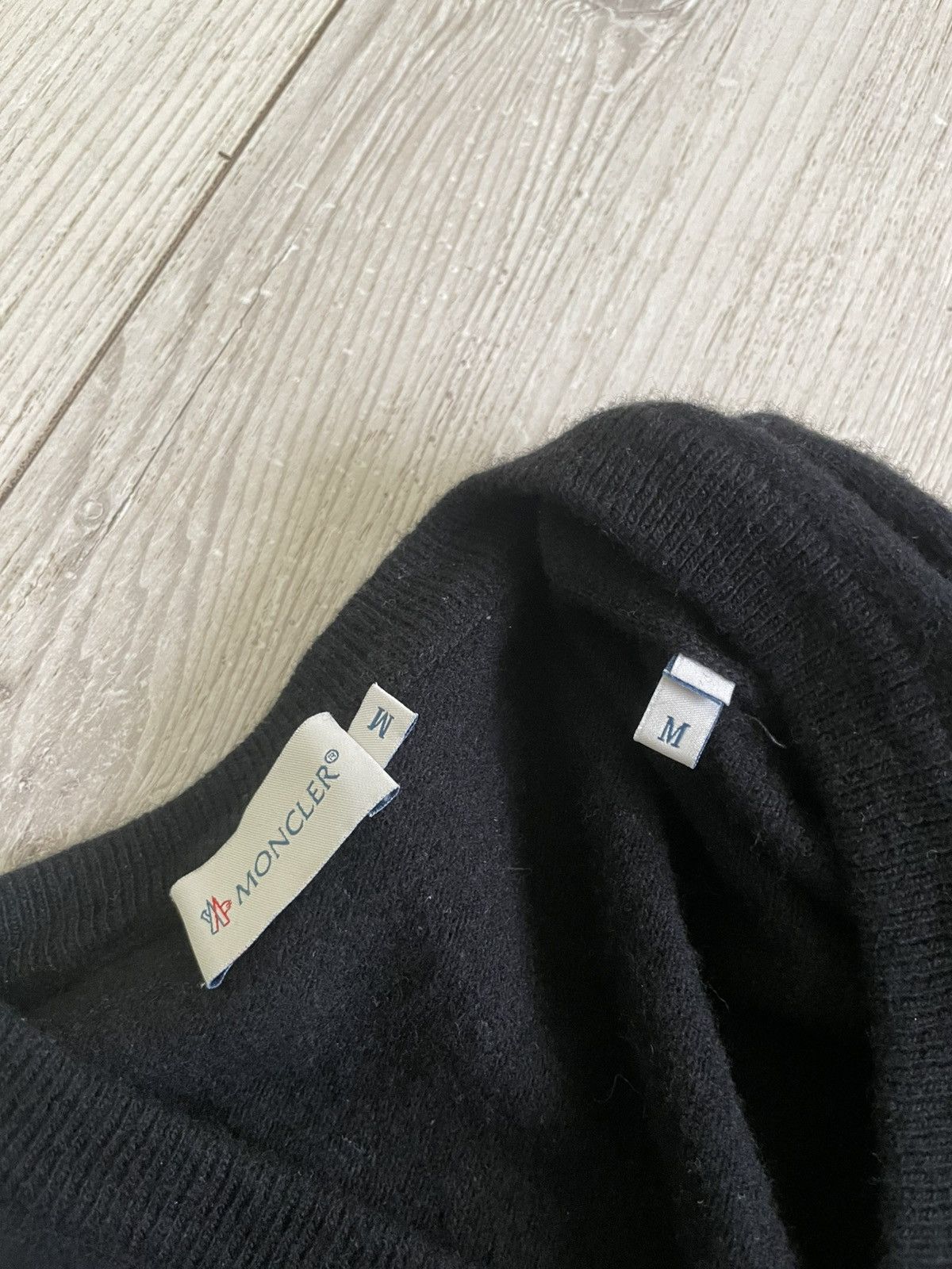 Moncler Moncler Logo Wool sweatshirt Size US M / EU 48-50 / 2 - 10 Thumbnail