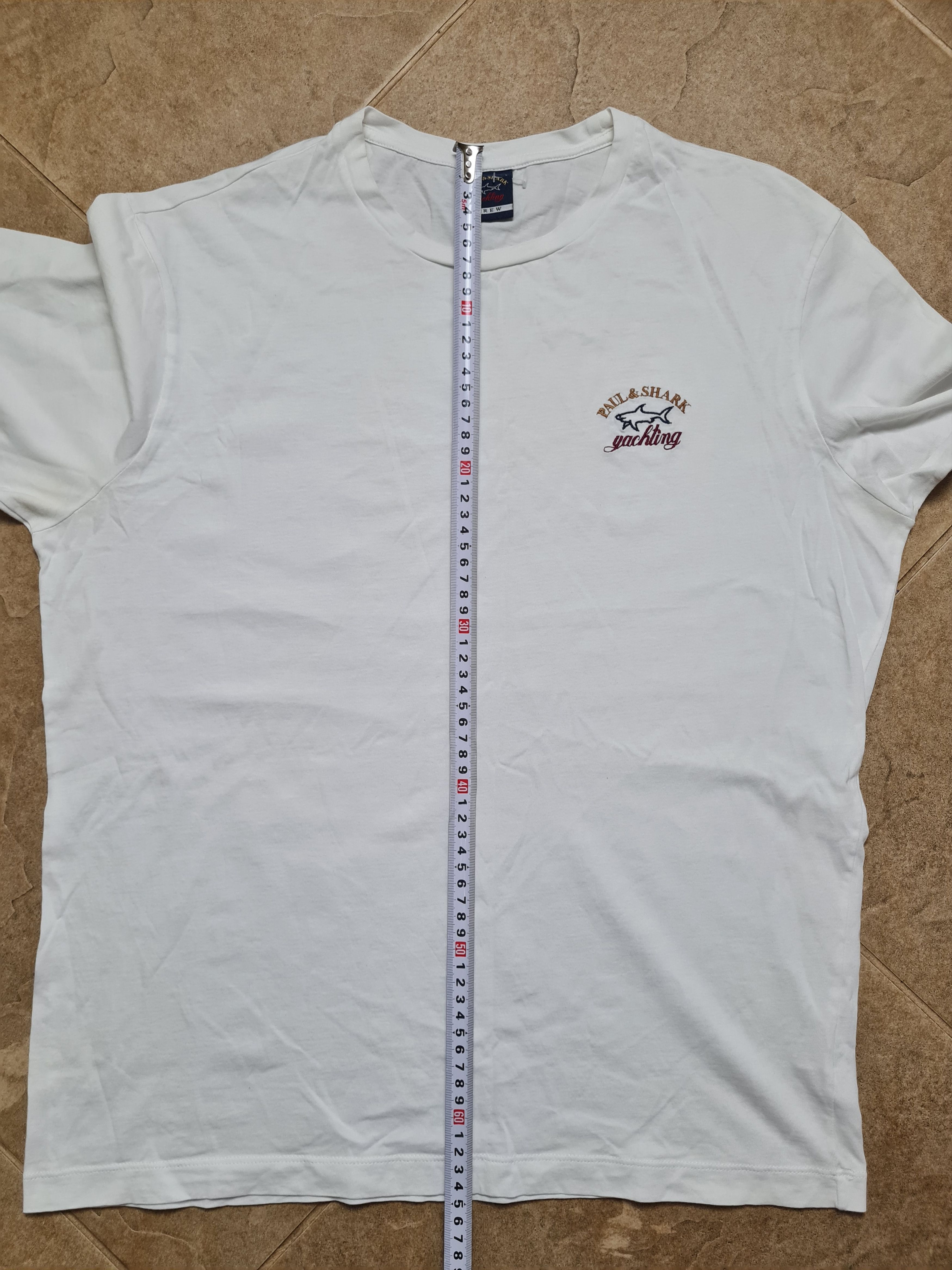 Paul & Shark Authentic Paul & Shark White Long Sleeve Tee Yachting Logo Size US L / EU 52-54 / 3 - 5 Thumbnail