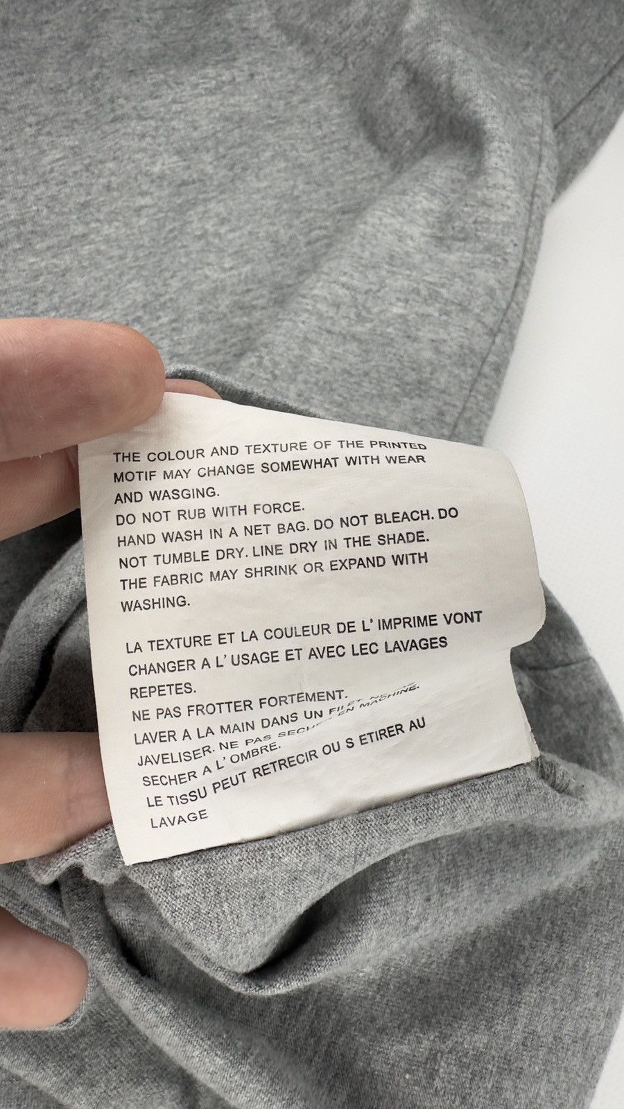 Comme des Garcons COMME des GARÇONS PLAY T-Shirt Black Heart Logo – Grey XL Size US XL / EU 56 / 4 - 7 Thumbnail