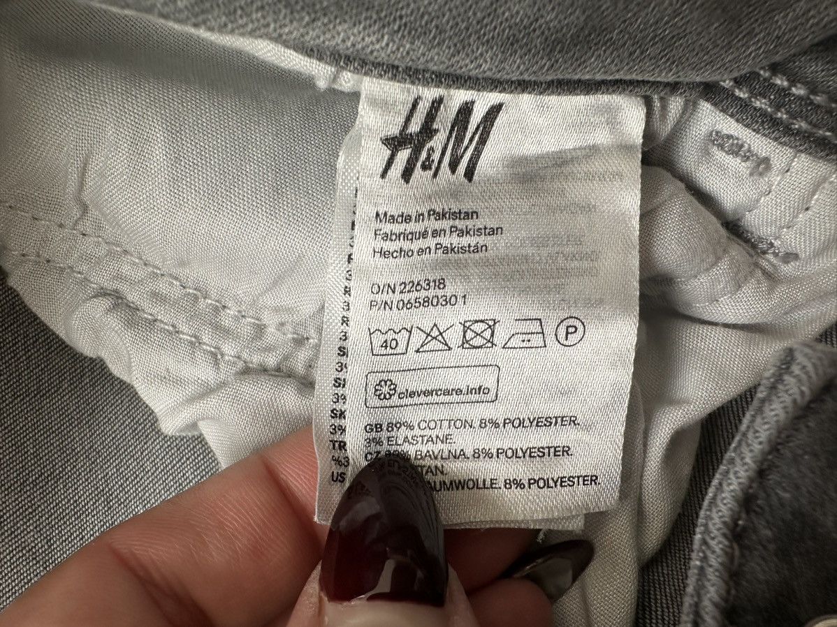 H&M Grey Jeans/jeggins H&M Size 32" / US 10 / IT 46 - 3 Thumbnail