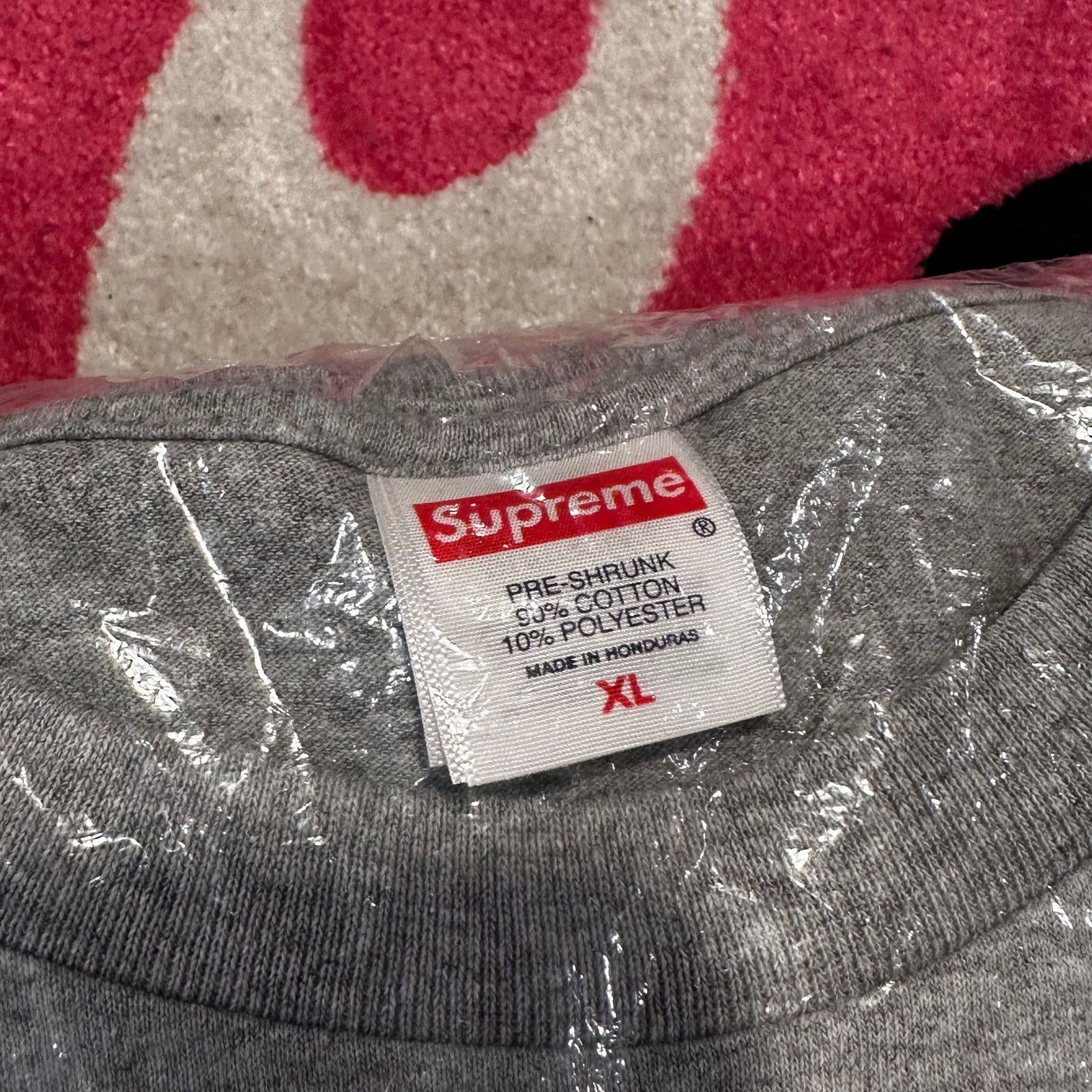 Supreme Supreme Arabic Box Logo Tee – Heather Grey – Size XL – New Size US XL / EU 56 / 4 - 2 Thumbnail