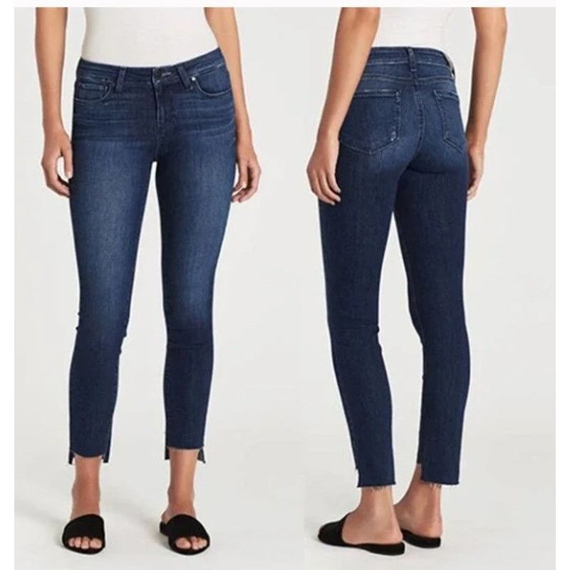 Paige Paige Skyline Ankle Peg High Rise High Low Hem Jeans 26 Size 26" / US 2 / IT 38 - 1 Thumbnail