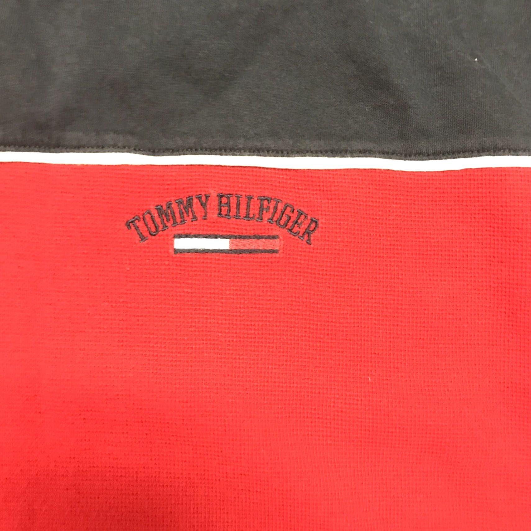Tommy Hilfiger VINTAGE Tommy Hilfiger Knit Short Sleeved Shirt Logo Embroidered 2XL Men’s Red T-Shirt Size US XXL / EU 58 / 5 - 3 Thumbnail