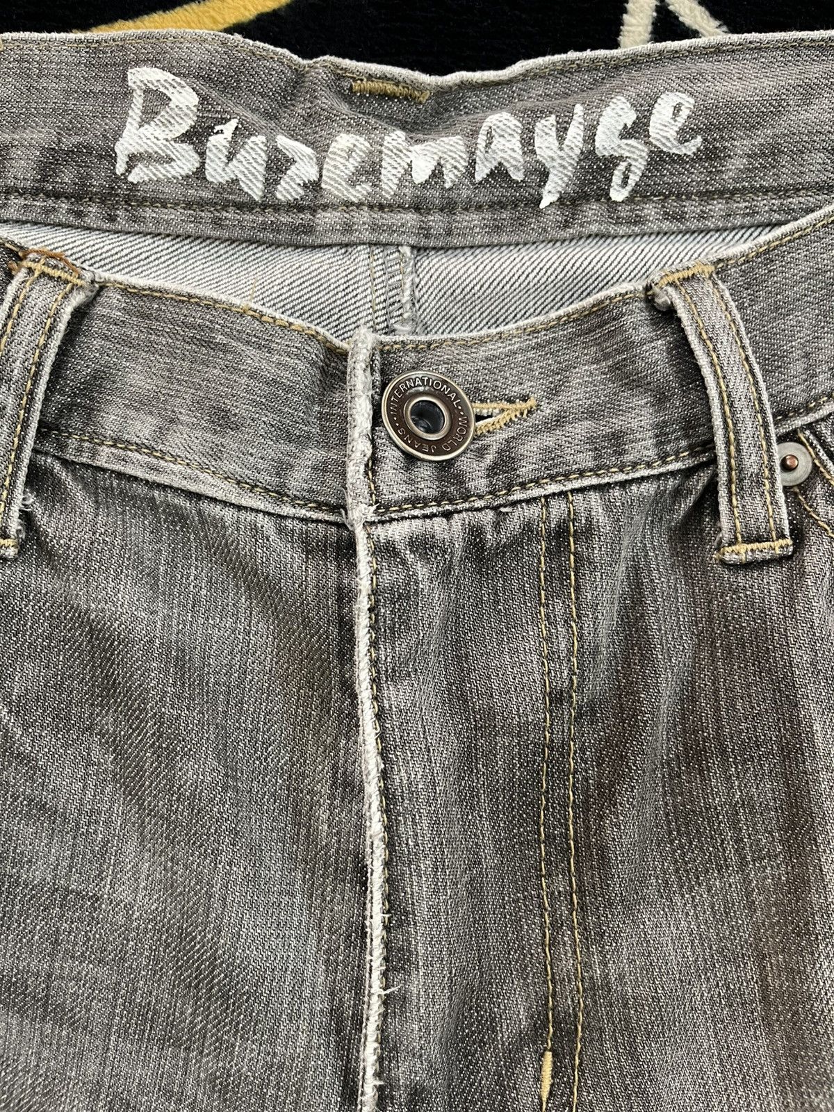 Buzz Rickson's × Japanese Brand Vintage Buzemayse Faded Distressed Denim Size US 31 - 7 Thumbnail