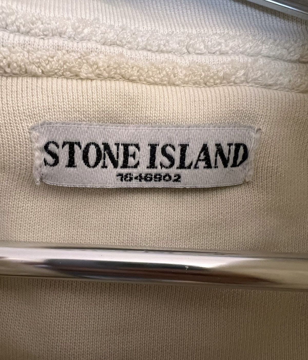 Stone Island Stone Island Off-White Sweatshirt Jacket Size US XL / EU 56 / 4 - 4 Thumbnail