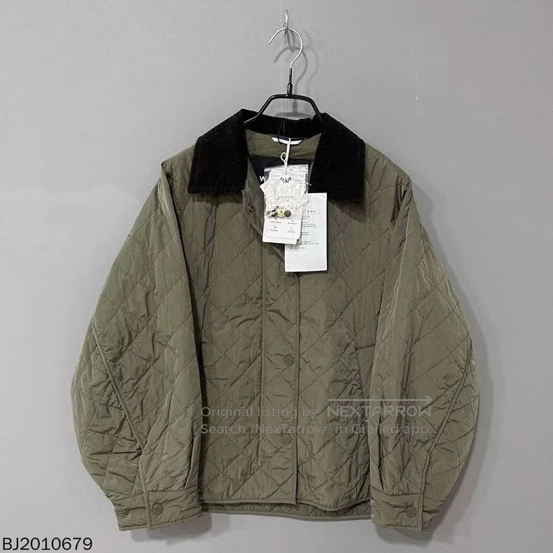 Max Mara Max Mara Military Green Quilted Cotton Jacket Size XS / US 0-2 / IT 36-38 - 2 Thumbnail