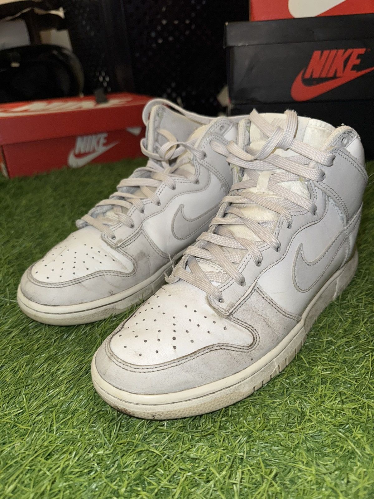 Nike Nike Dunk High 'Vast Grey' High Top Sneakers Size US 9 / EU 42 - 2 Thumbnail