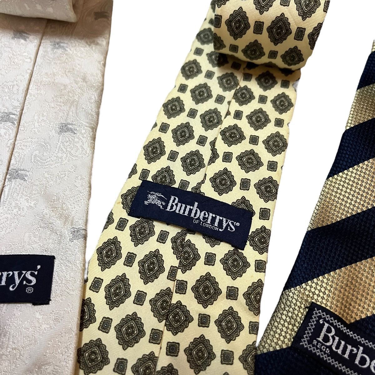 Burberry × Designer Burberry Italian Silk Tie Lot of 3 Size ONE SIZE - 5 Thumbnail