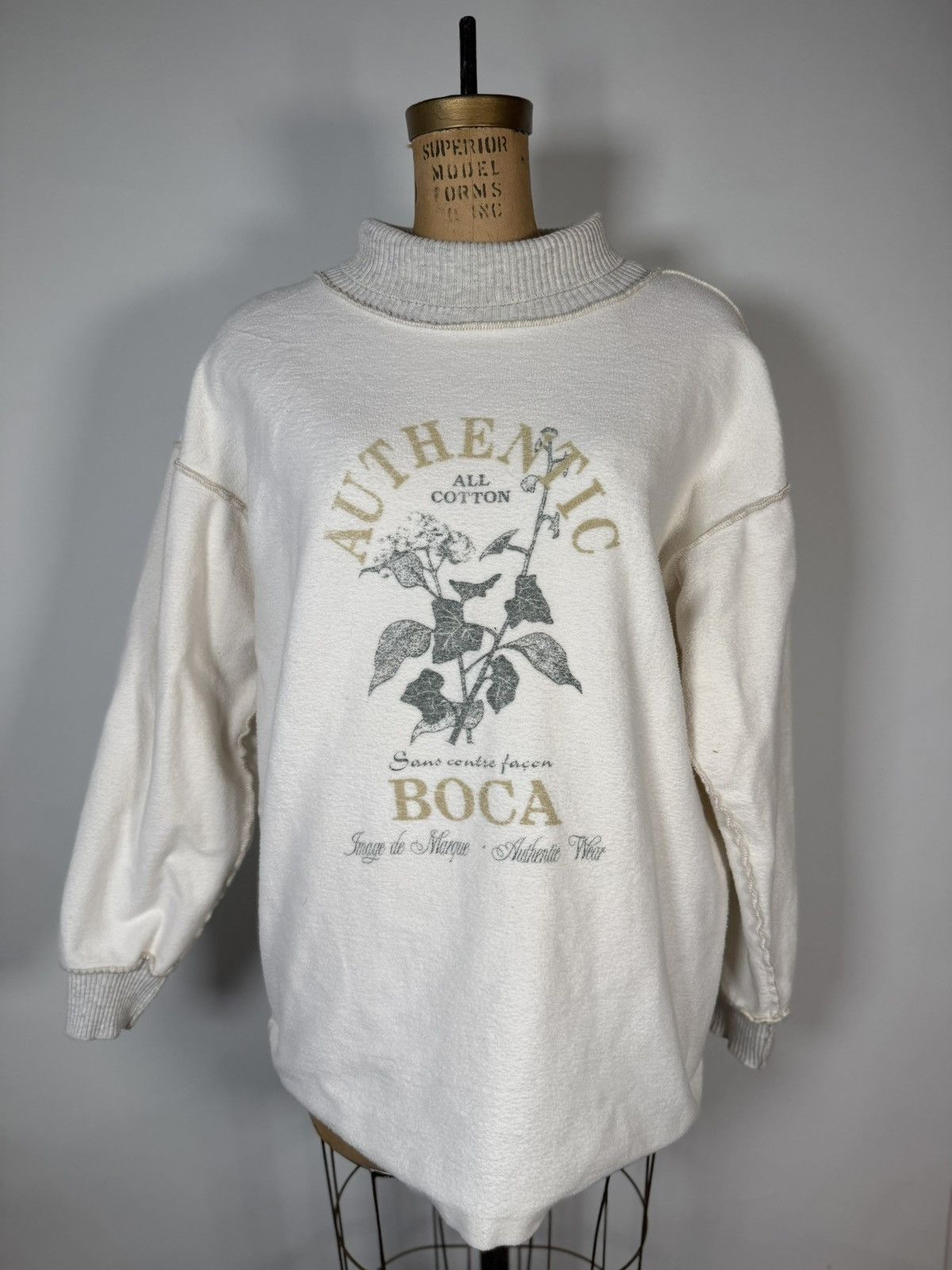 Vintage Vintage Made in Canada Boca Authentic Reverse Sweatshirt Size US S / EU 44-46 / 1 - 1 Thumbnail