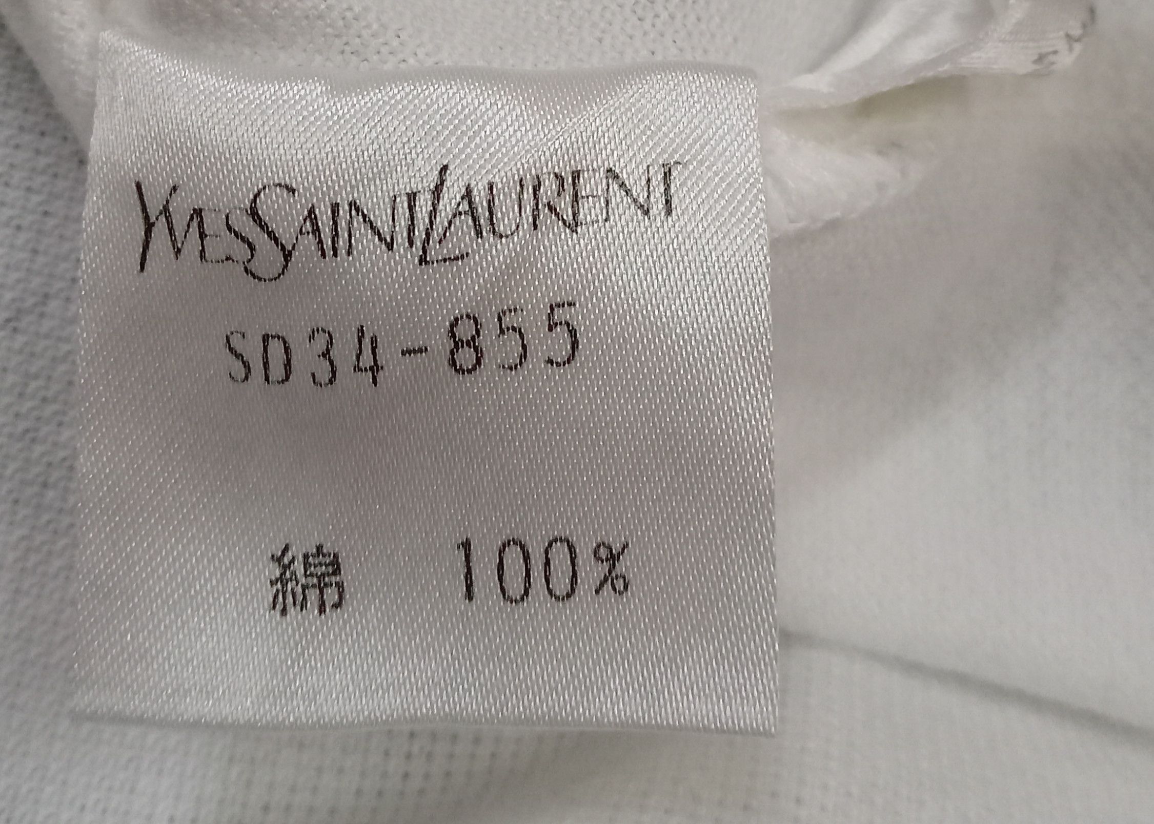 Yves Saint Laurent Yves Saint Laurent Vintage Polo Shirt Size US L / EU 52-54 / 3 - 3 Thumbnail