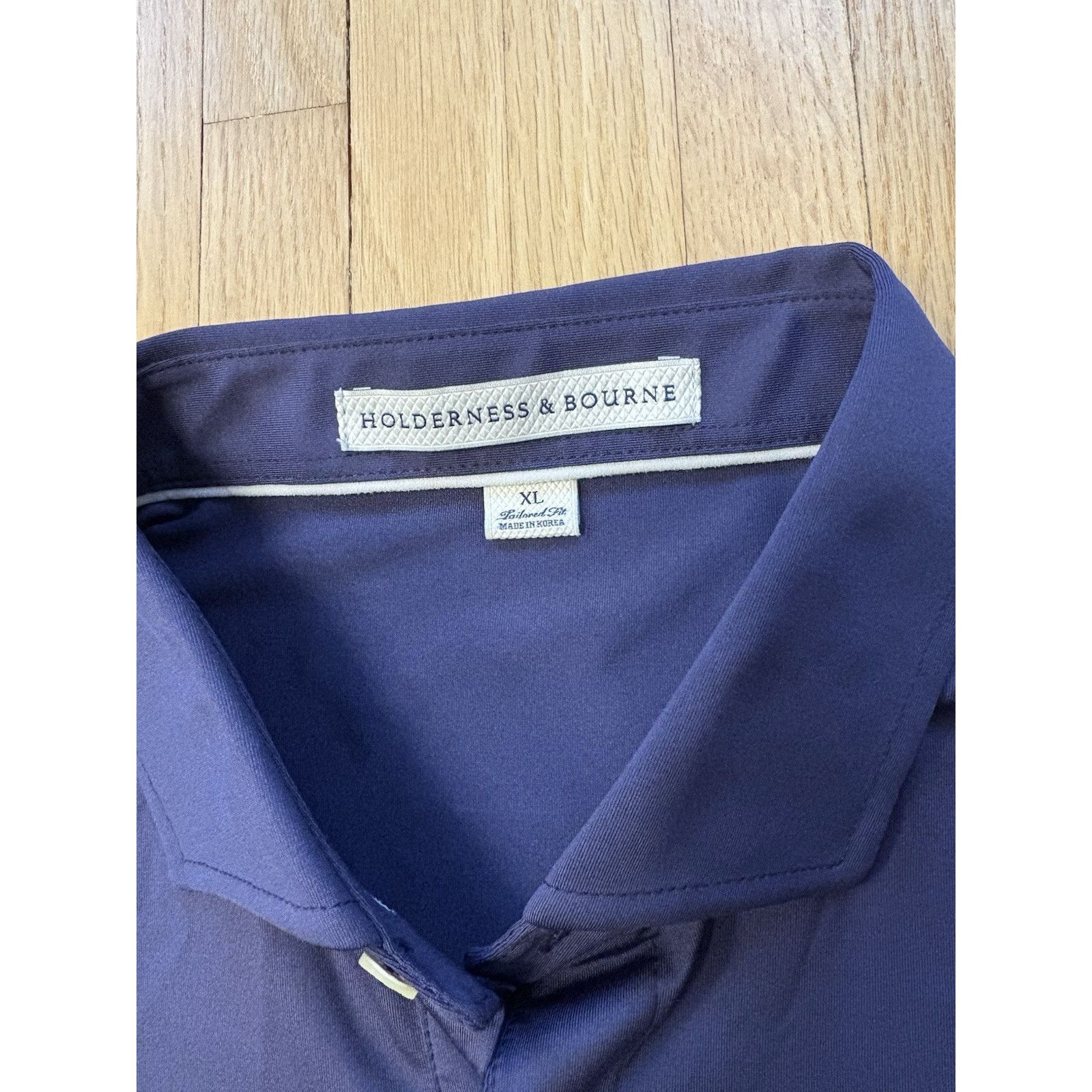 Other Holderness & Bourne Shirt Adult XL Blue Logo Men’s Golf Polo Size US XL / EU 56 / 4 - 5 Thumbnail