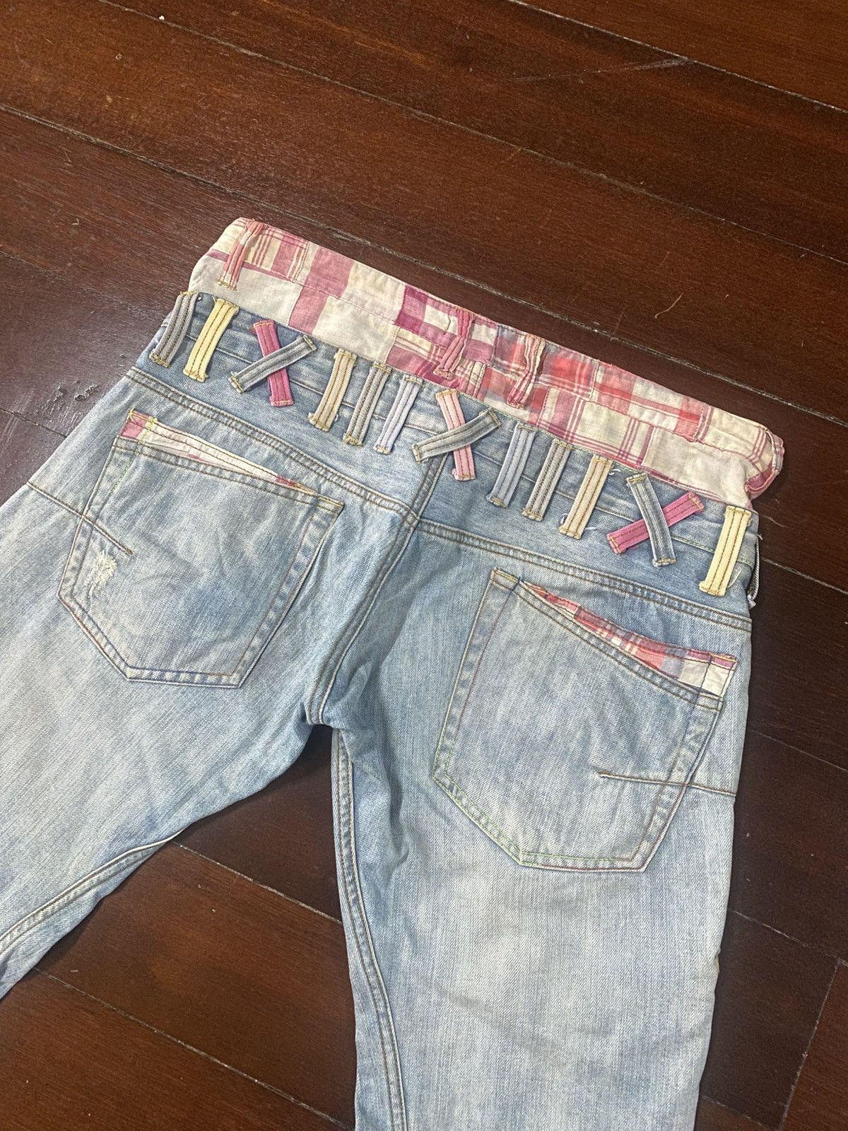 Beauty Beast VINTAGE Y2K DOMINATE DOUBLE WAISTED BONDAGE PANTS Size US 37 - 15 Thumbnail