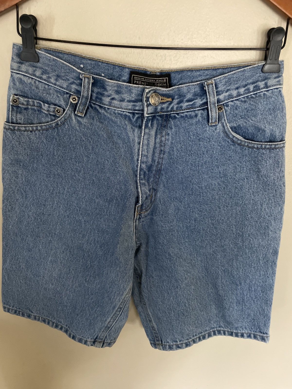 Sonoma × Vintage Sonoma Classic Fit Blue Denim Jean Shorts Jorts Size 29 men Size US 29 - 1 Thumbnail