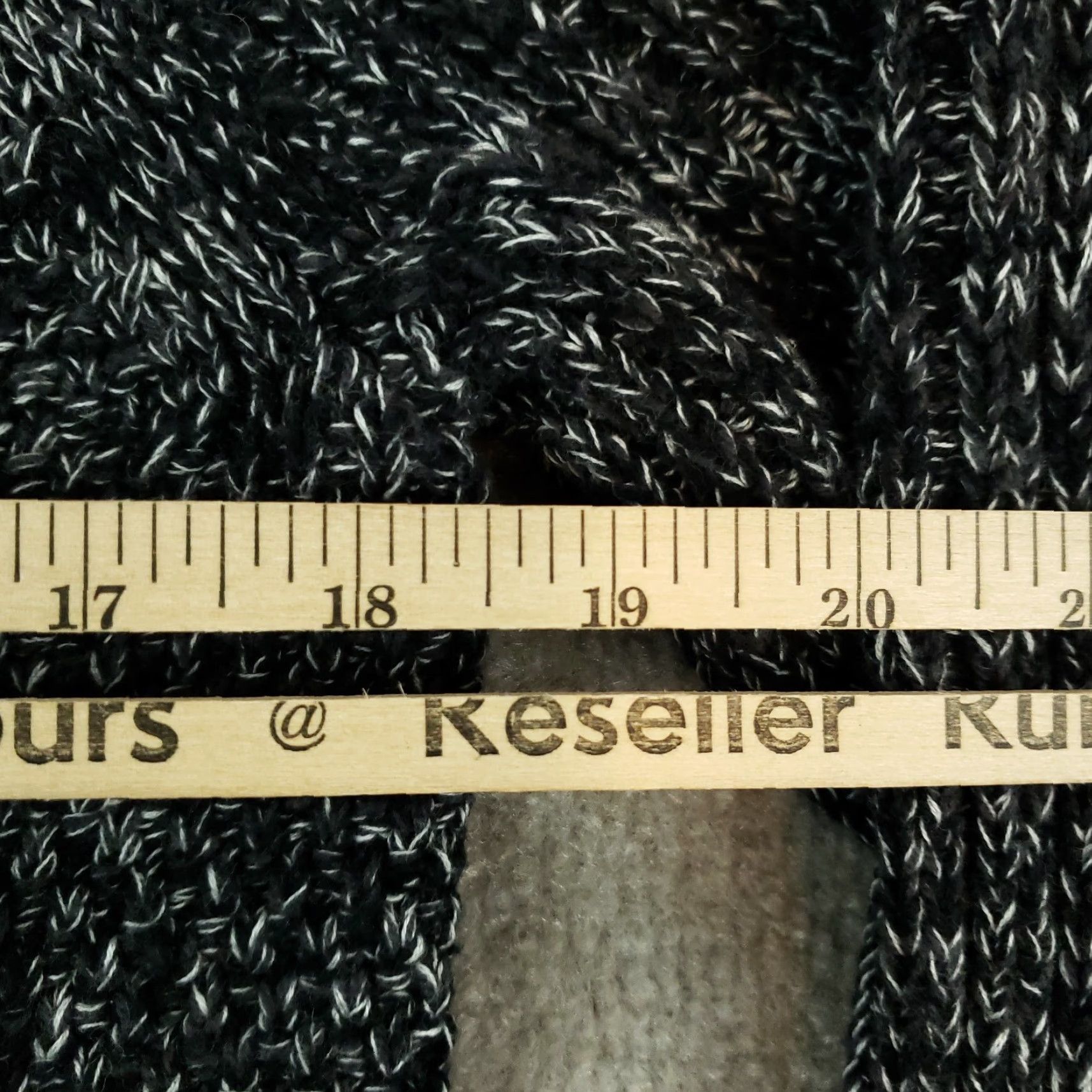 Express Womens Sweater Express Medium Black Gray Turtleneck Long Sleeve Casual Knit Size M / US 6-8 / IT 42-44 - 4 Thumbnail