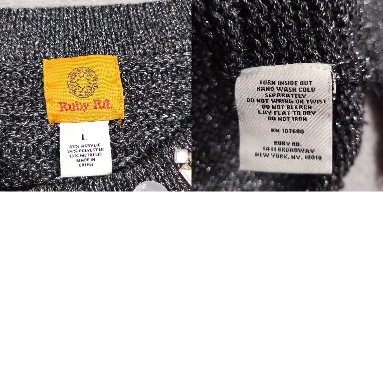 Vintage Item Specifications: Country of Origin: USA Size L / US 10 / IT 46 - 9 Thumbnail