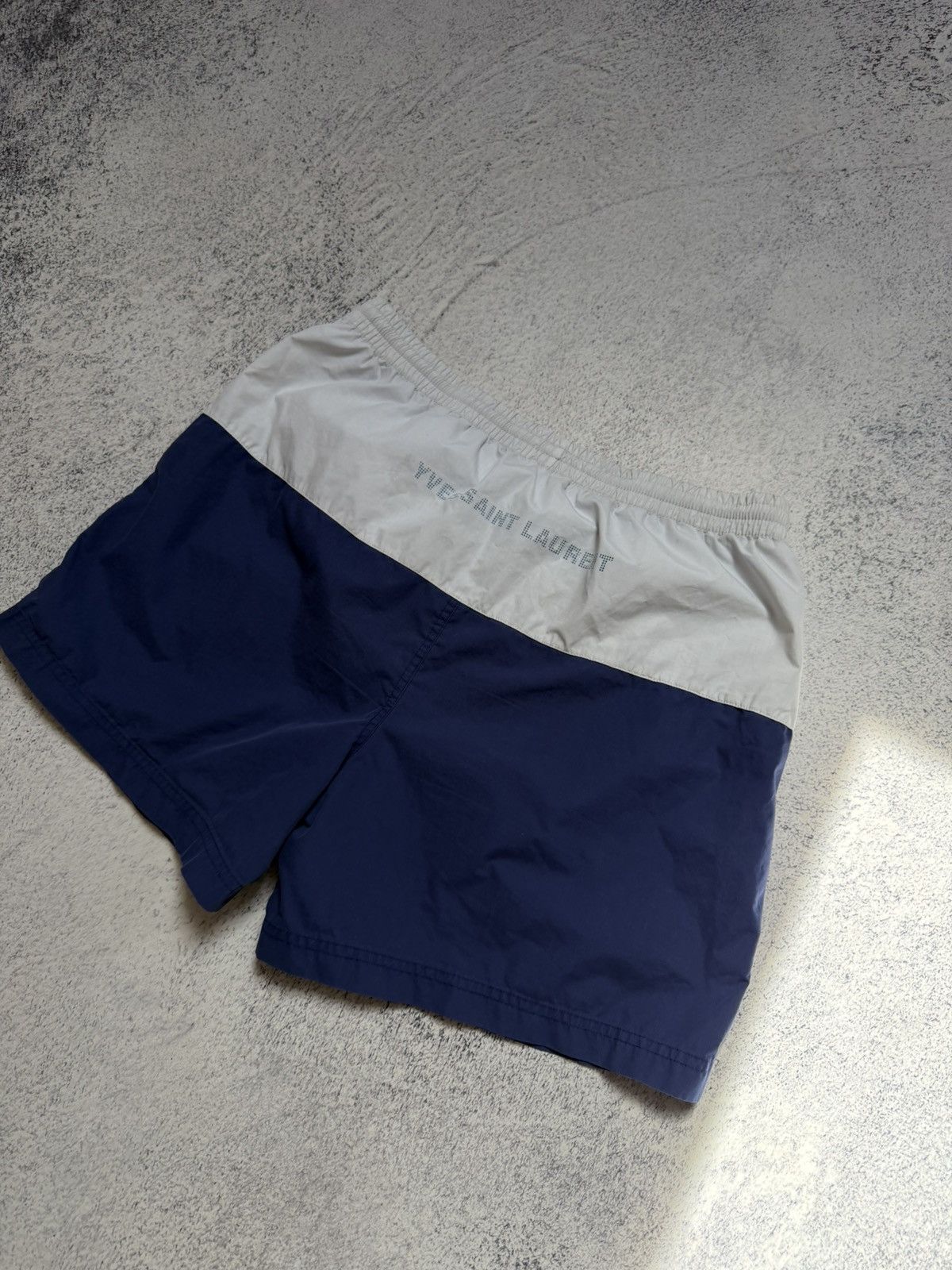 Yves Saint Laurent Vintage 90's Yves Saint Laurent Big Logo Shorts Rare Archive Size US 33 - 5 Thumbnail