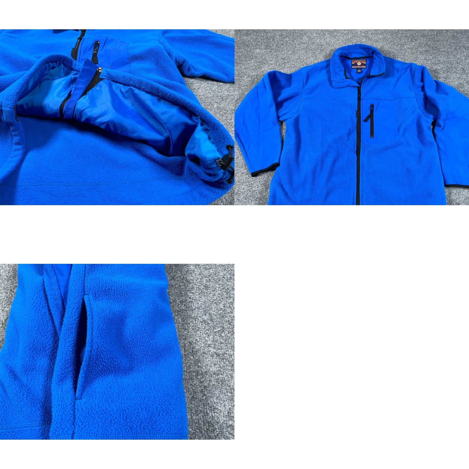 Vintage Duluth Jacket XL Blue Fleece Zip Full Zip Lined Pockets 90s Retro Sports Men Regular Size US XL / EU 56 / 4 - 8 Thumbnail