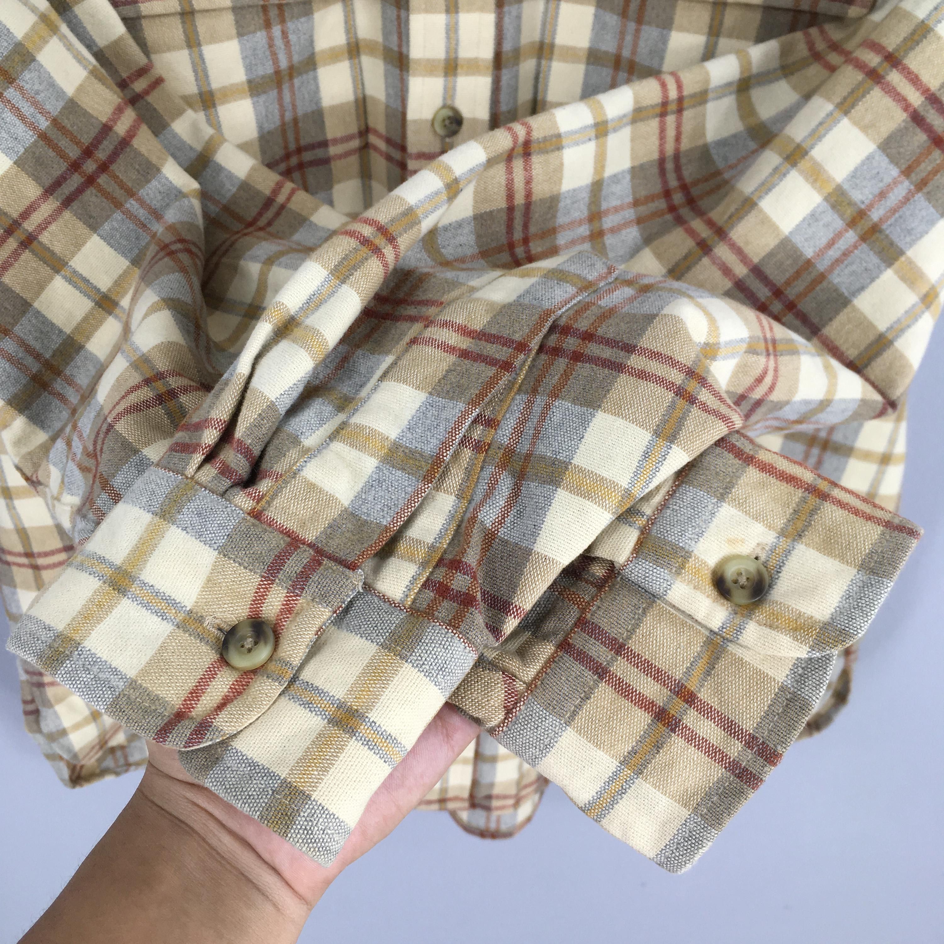 Flannel × L.L. Bean Vintage LL Bean Flannel Checkered Shirt Men Large Size US L / EU 52-54 / 3 - 4 Thumbnail