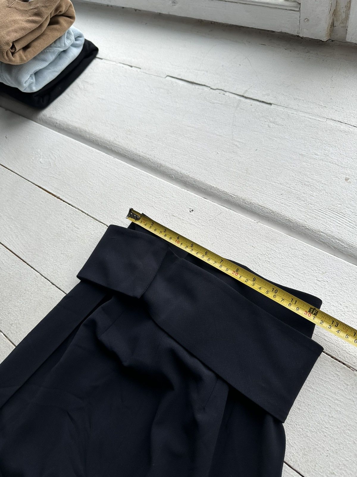 Armani 🚨 ARMANI COLLEZIONI RARE Skirt WMN dark blue Ladies LUXURY Size 27" / US 4 / IT 40 - 12 Thumbnail