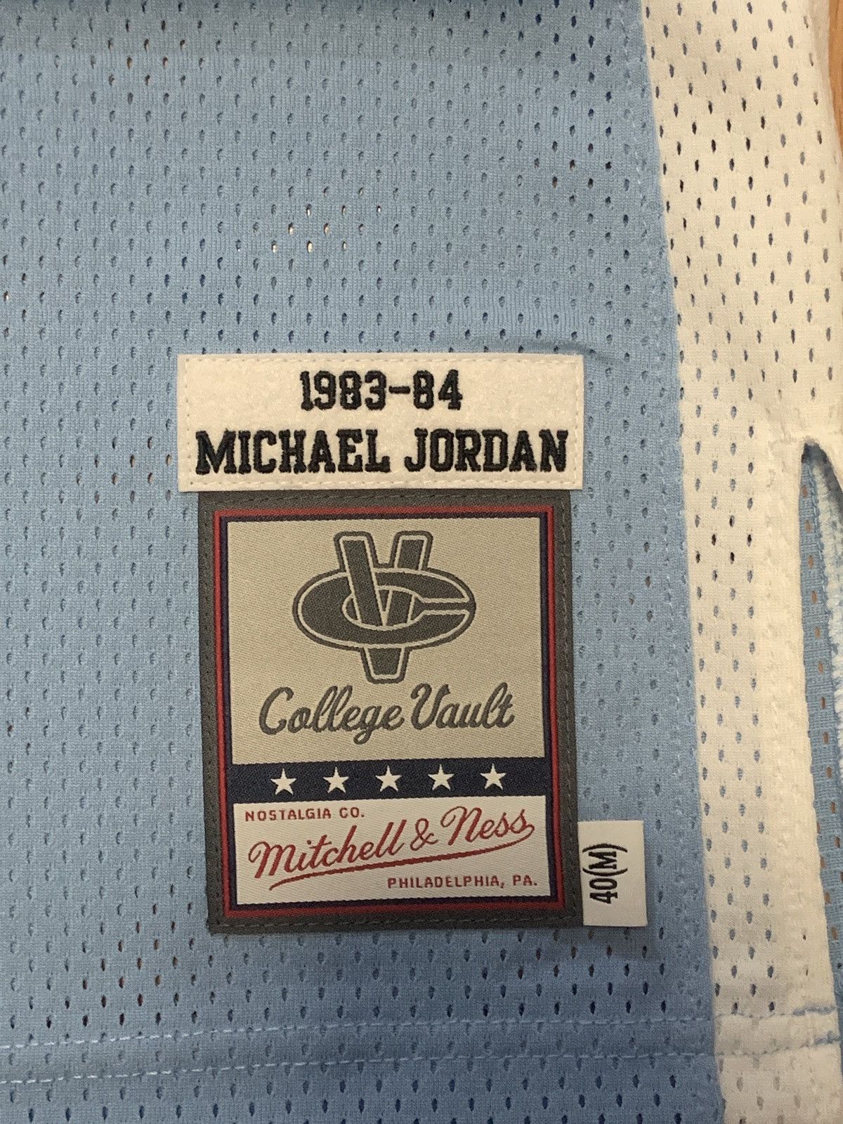 Mitchell & Ness Mitchell and Ness NC authentic Jordan Jersey Size US M / EU 48-50 / 2 - 3 Thumbnail