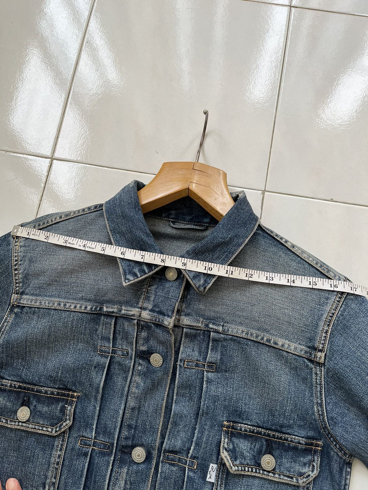 Kim Jones Kim Jones GU Denim Jacket Size XS / US 0-2 / IT 36-38 - 9 Thumbnail