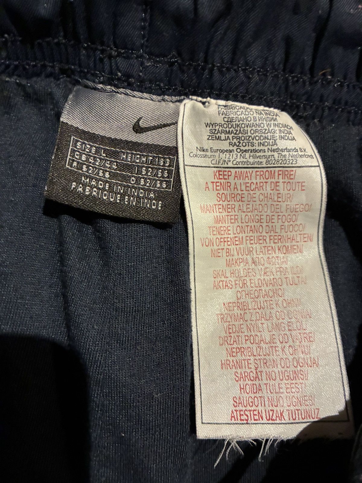 Nike Vintage Nike Court Tracksuit TennisSet Creme &Navy Gr.L (Y2K Size US L / EU 52-54 / 3 - 7 Thumbnail