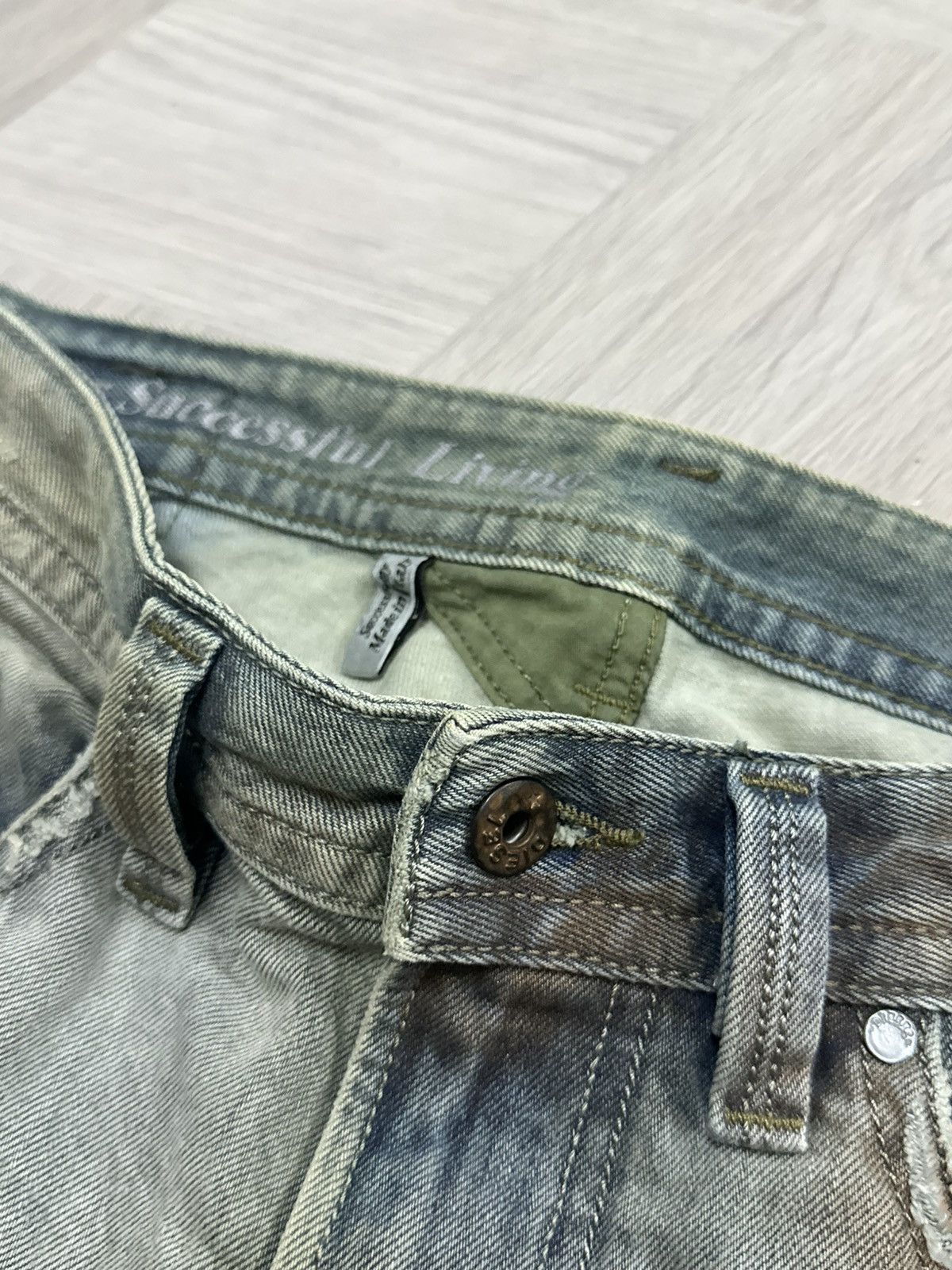 Diesel Diesel Thavar Mud Wash Slim Skinny Jeans Size US 30 / EU 46 - 4 Thumbnail