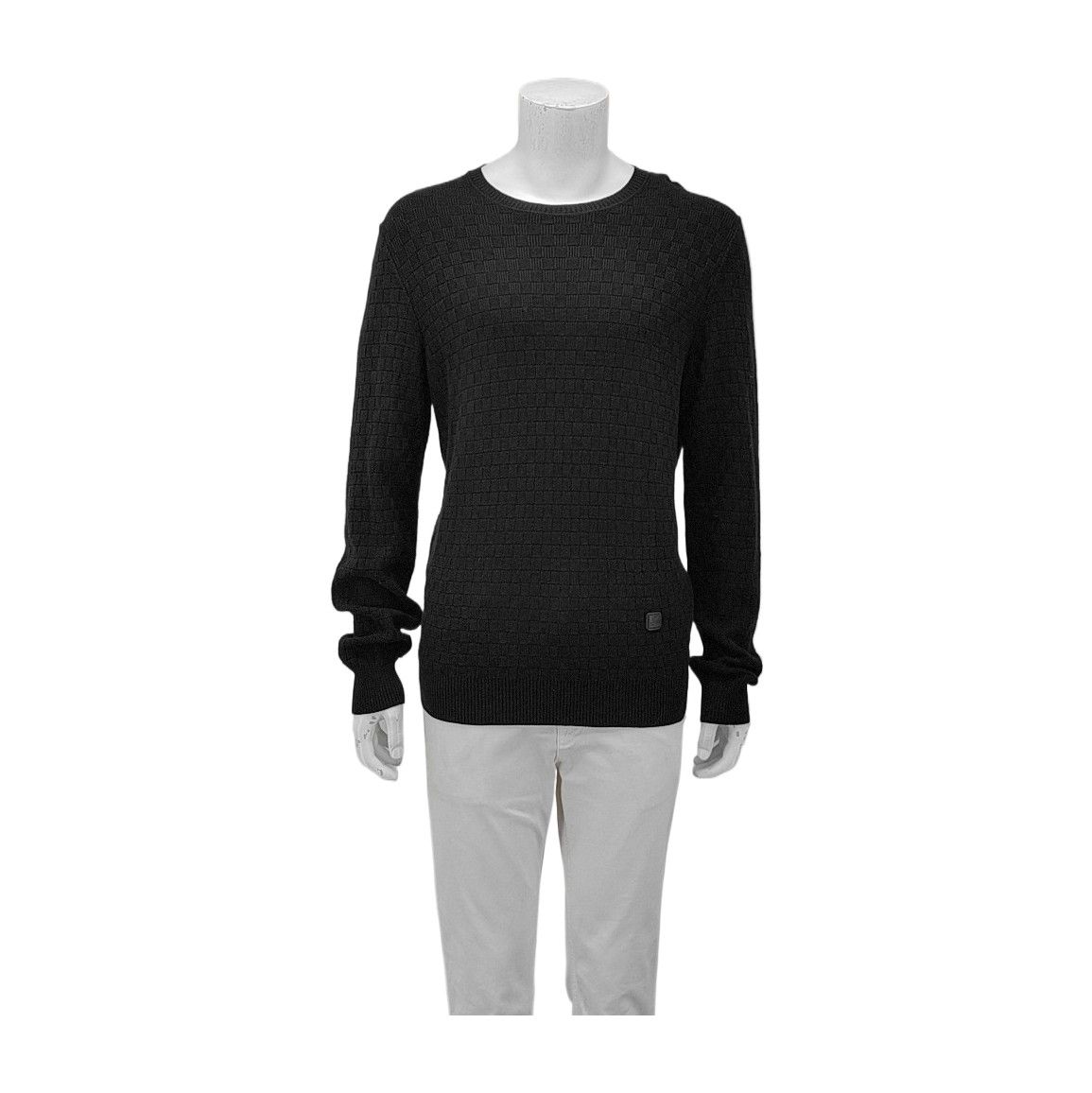 Louis Vuitton Louis Vuitton Textured Knit Cotton Wool Sweater Size L Size US L / EU 52-54 / 3 - 1 Thumbnail