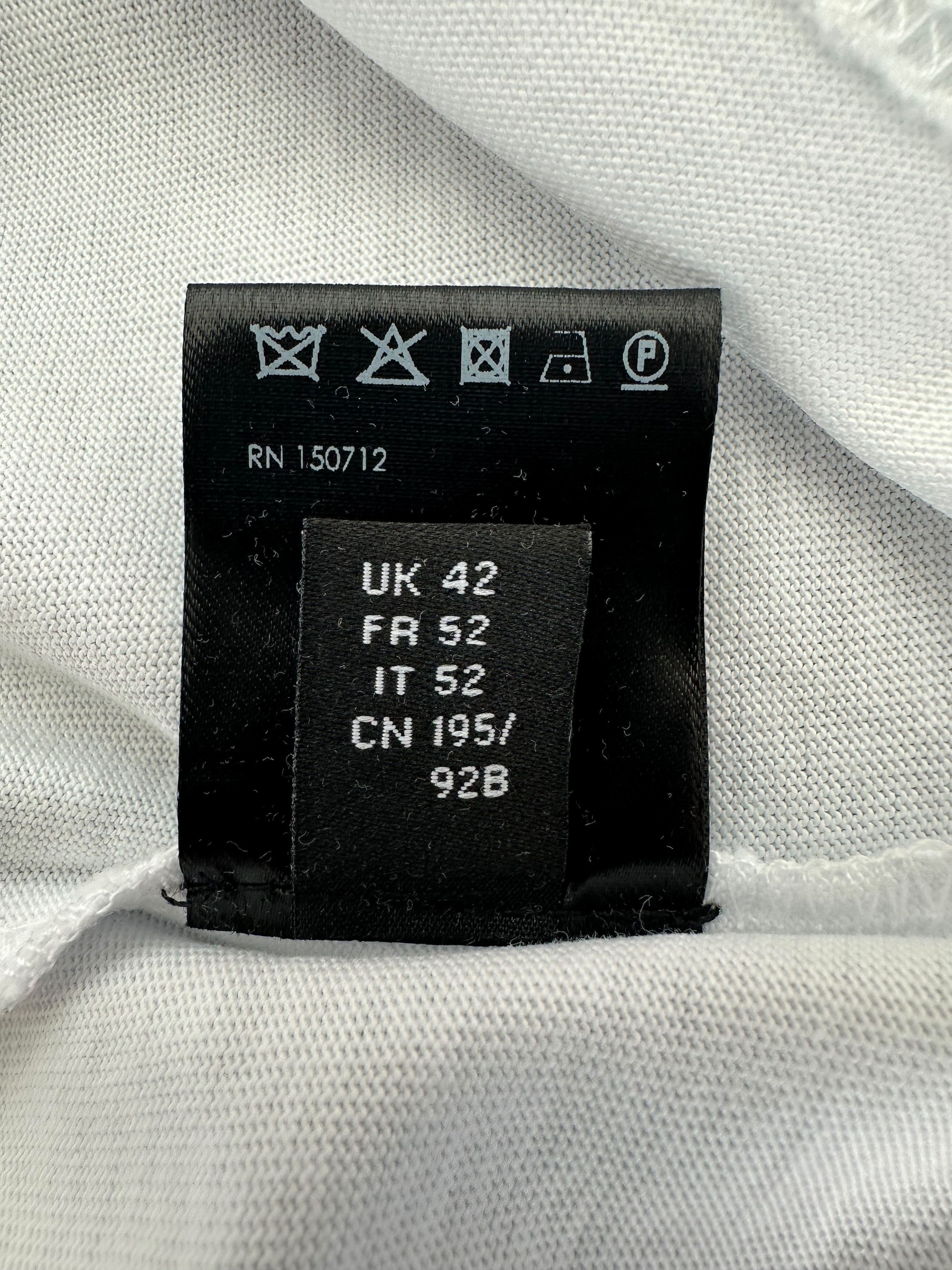 Amiri Amiri White Mini MA Logo Embroidered T-Shirt Size US XXL / EU 58 / 5 - 6 Thumbnail