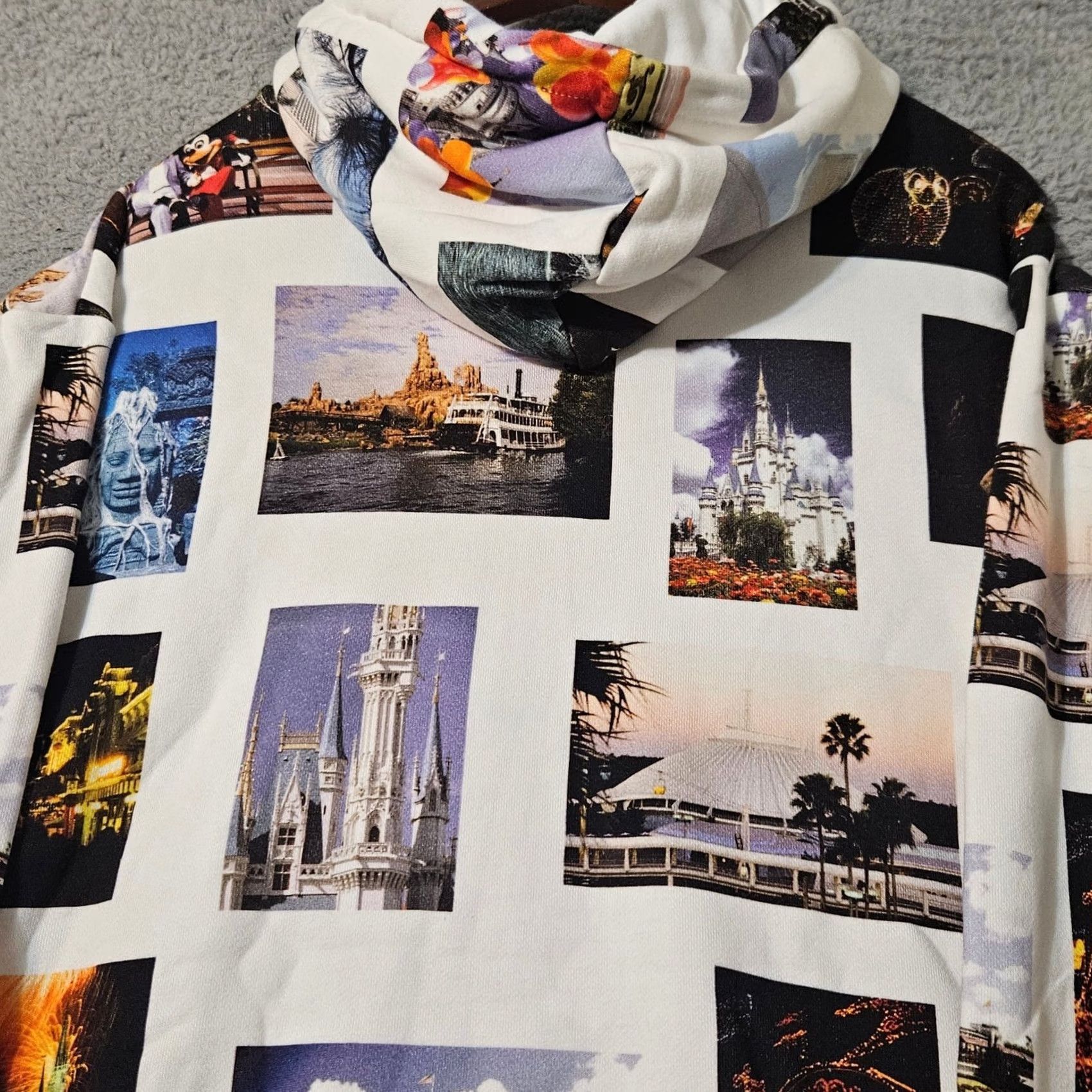Disney Disney Walt Disney World M Vault Collection 50th Anniversary Hoodie Pullover Sweatshirt White Mens Size US M / EU 48-50 / 2 - 3 Thumbnail