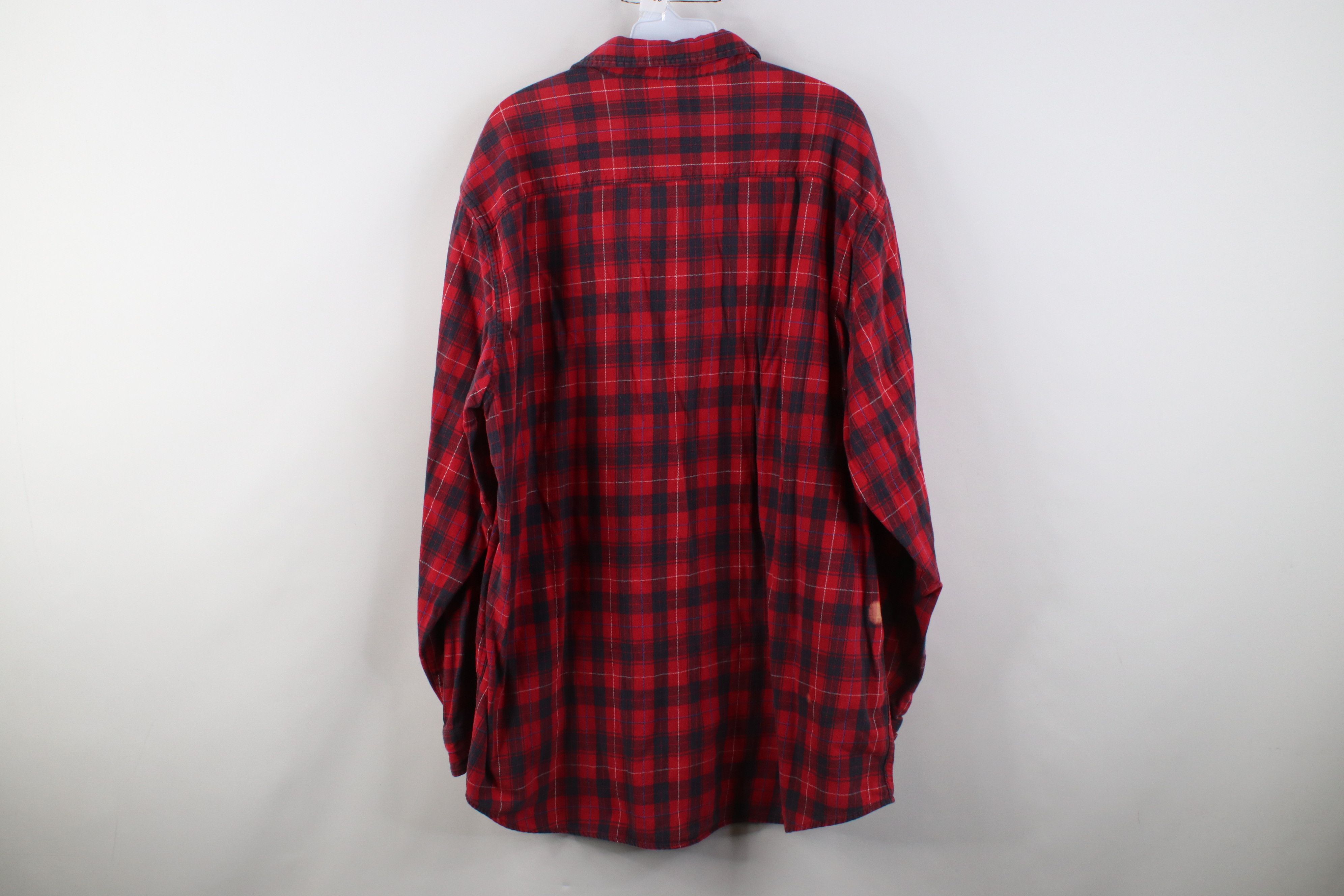 Carhartt Vintage 90s Y2K Carhartt Flannel Collared Button Shirt Plaid Size US XXL / EU 58 / 5 - 10 Thumbnail