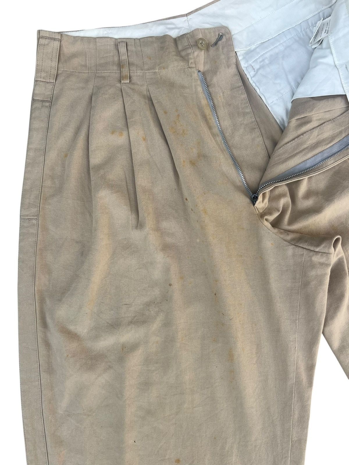 Yohji Yamamoto A/W 1993 Yohji Yamamoto Y’s For Men Stains Baggy Trouser Size US 31 - 8 Thumbnail