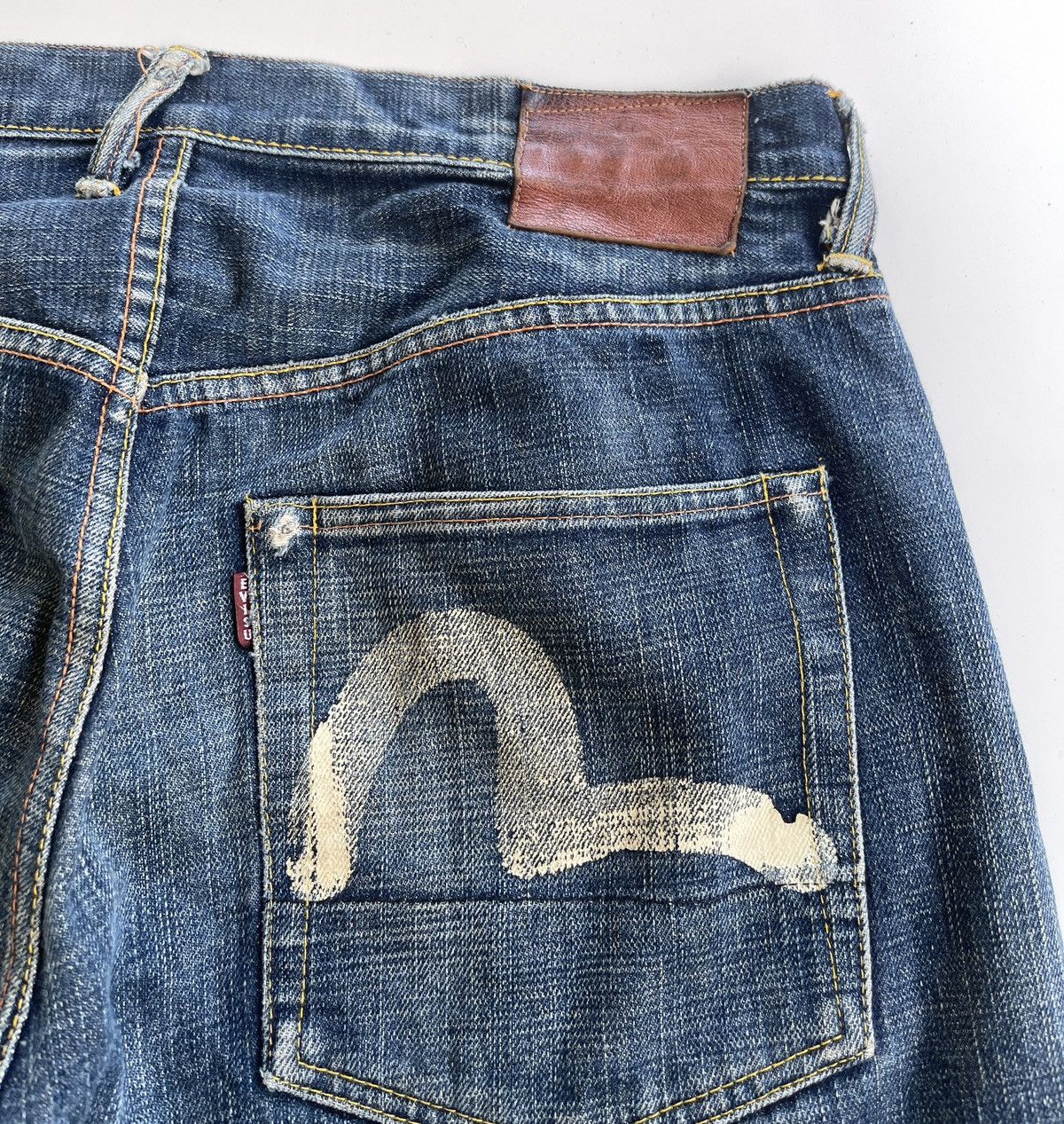 Evisu Evisu Daicock Distressed Selvedge Denim Size US 34 / EU 50 - 6 Thumbnail