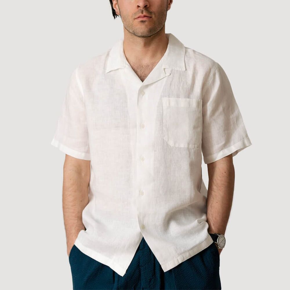 Universal Studios Universal Studios linen cotton shirt men white M L Size US L / EU 52-54 / 3 - 1 Thumbnail