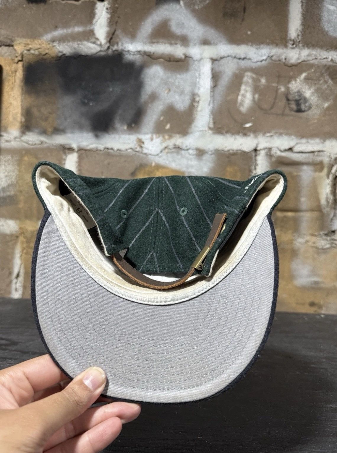 Aime Leon Dore × New Era Aime Leon Dore MLB New Era Baseball Cap Green Blue Pinstripe Size ONE SIZE - 4 Thumbnail