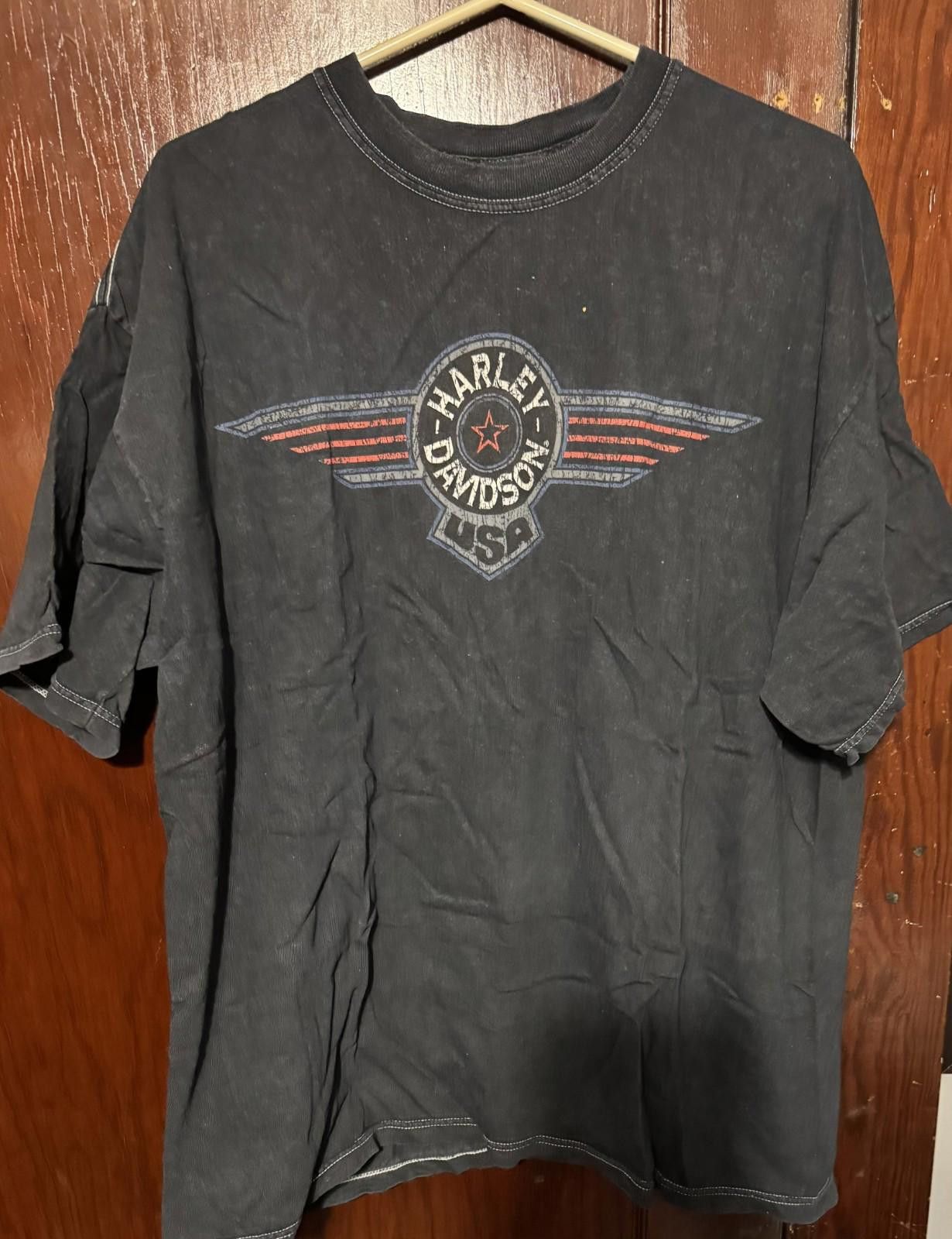 Other Harley-Davidson Fat Boy Vintage T Shirt Boston Men's Sz XL Size ONE SIZE - 1 Thumbnail