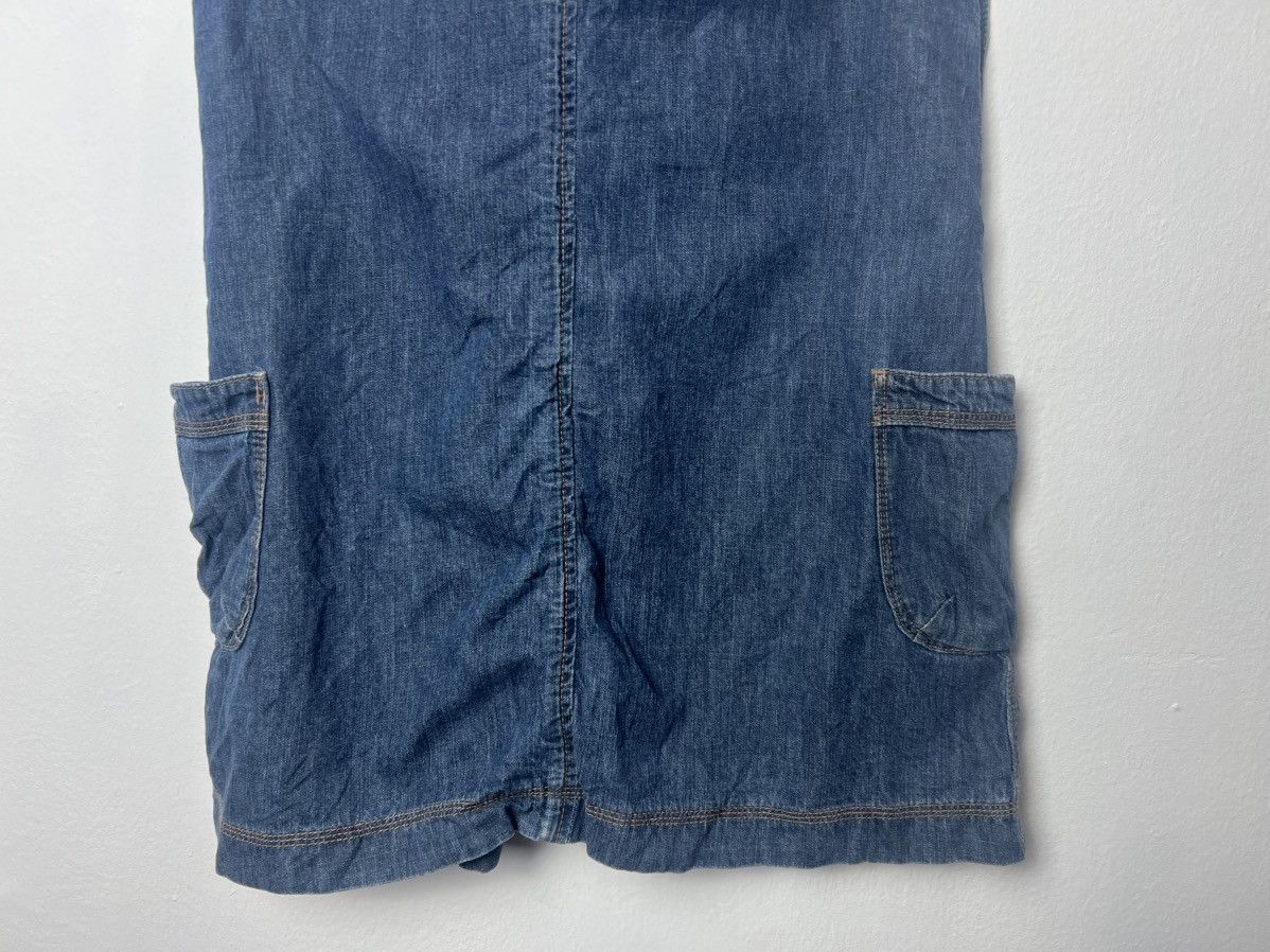 Japanese Brand Shuca Bluespice Denim Pinafore Dress Apron Size ONE SIZE - 4 Thumbnail