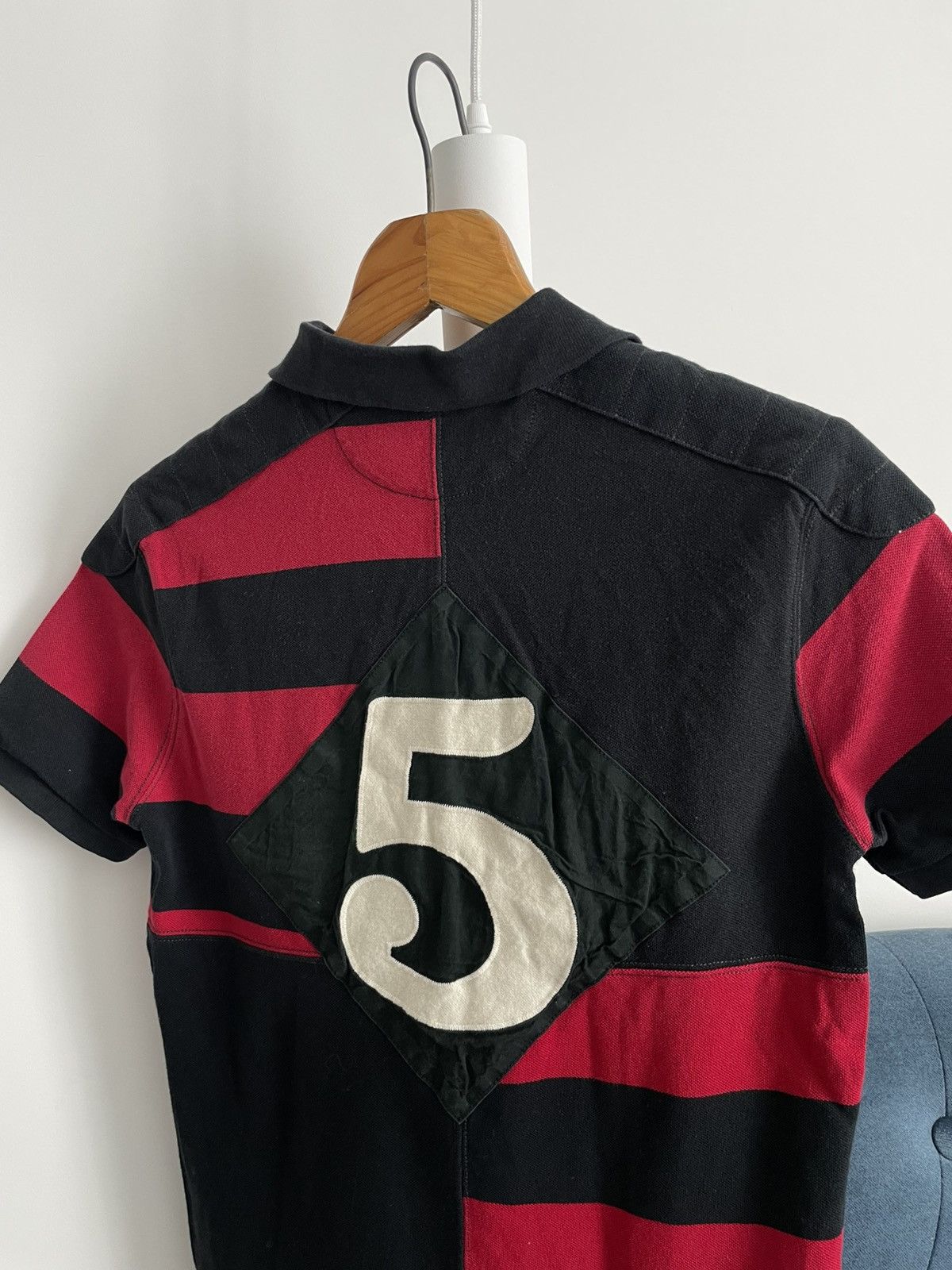 Polo Ralph Lauren Vintage Polo Ralph Lauren 00’s Stripped Rugby Shirt #5 RARE Size US S / EU 44-46 / 1 - 4 Thumbnail