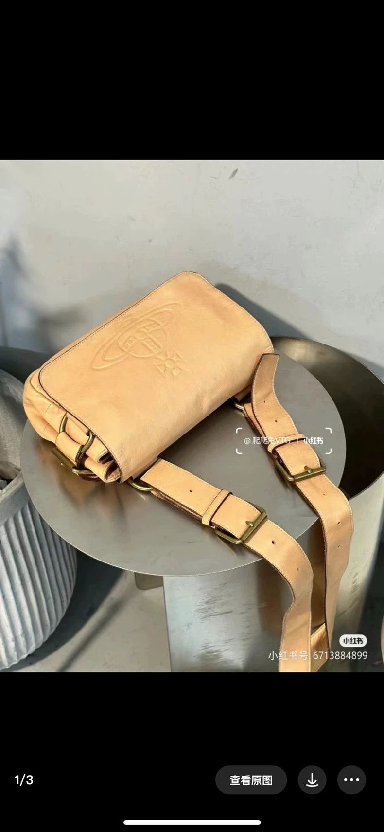Vivienne Westwood Vivienne Westwood size os Big logo leather shoulder bag Size ONE SIZE - 5 Thumbnail